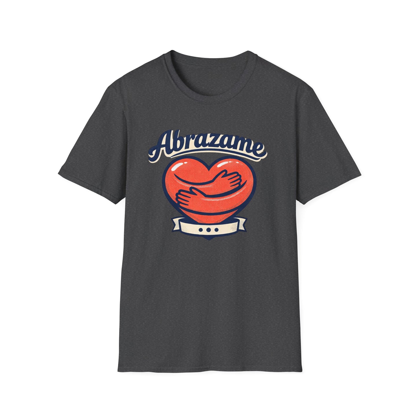 Abrázame Heart Hug T-Shirt — Spanish Love Graphic Tee