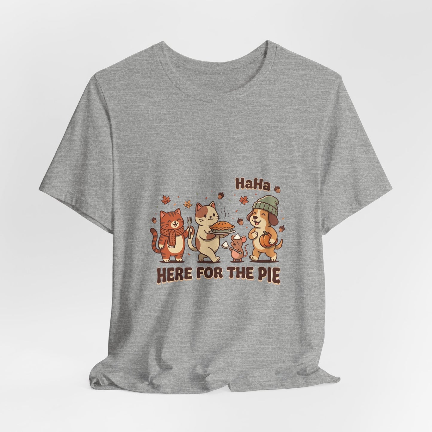 Here for the Pie Tee | Thanksgiving Turkey Pumpkin Pie Harvest