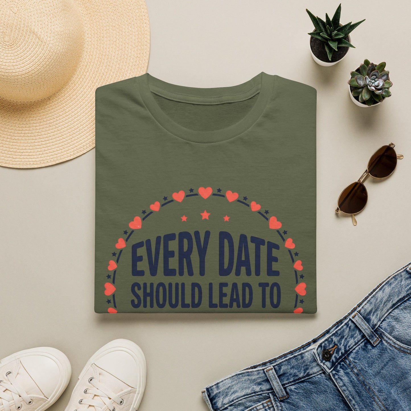 Every Date Should Lead To An Happy Ending T-Shirt — Romantic Valentine’s Tee