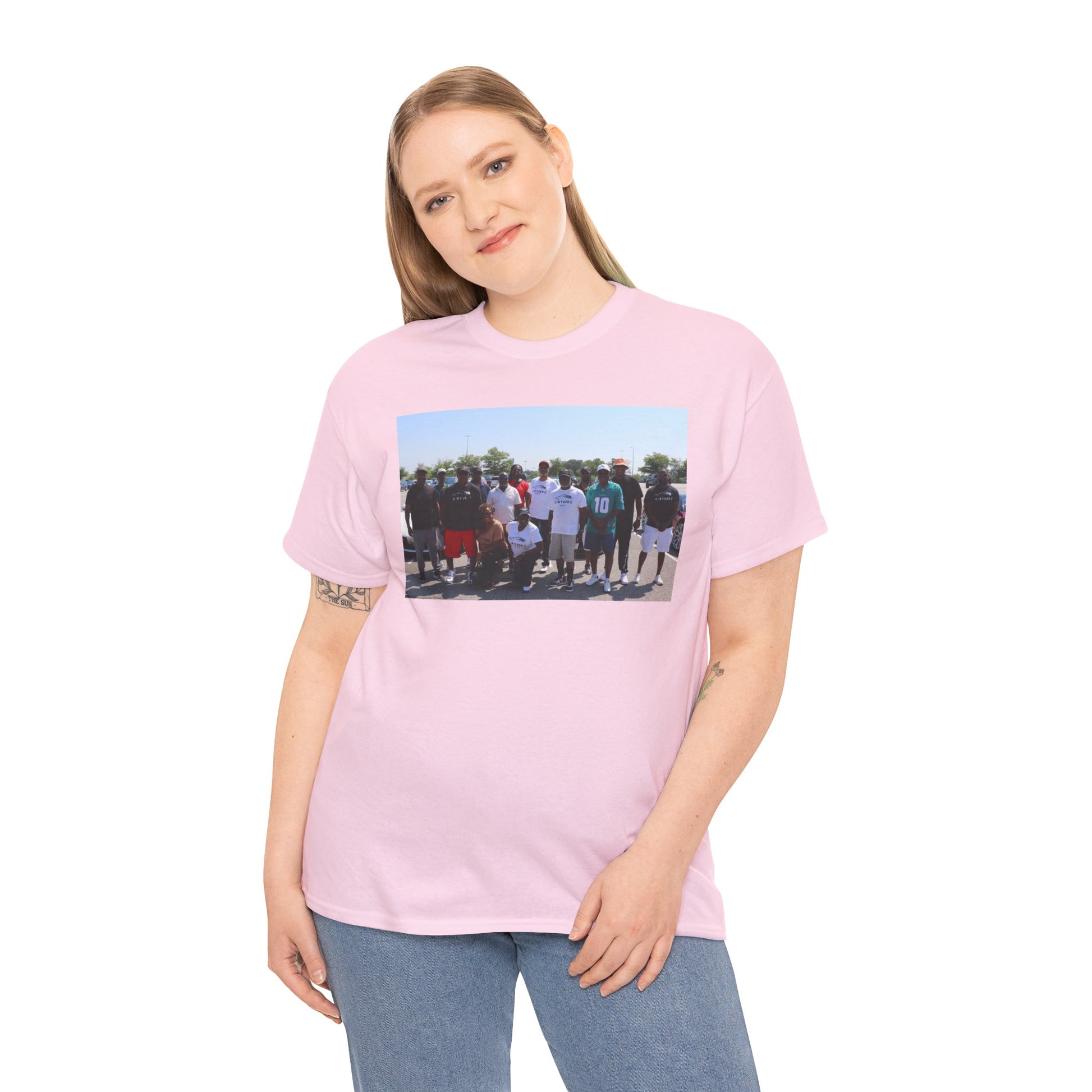 C-RYDERZ Group Photo Custom Tee — Personalized Reunion & Team Picture Shirt Printify