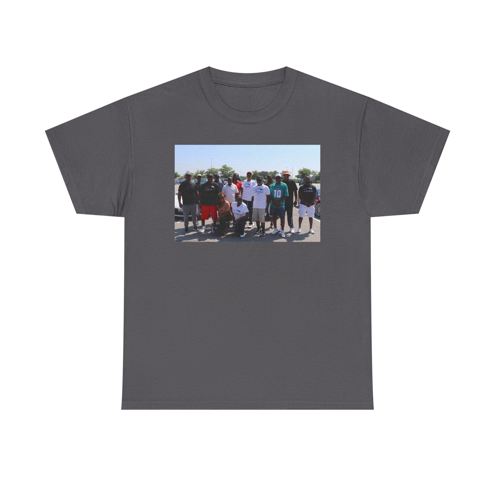 C-RYDERZ Group Photo Custom Tee — Personalized Reunion & Team Picture Shirt Printify