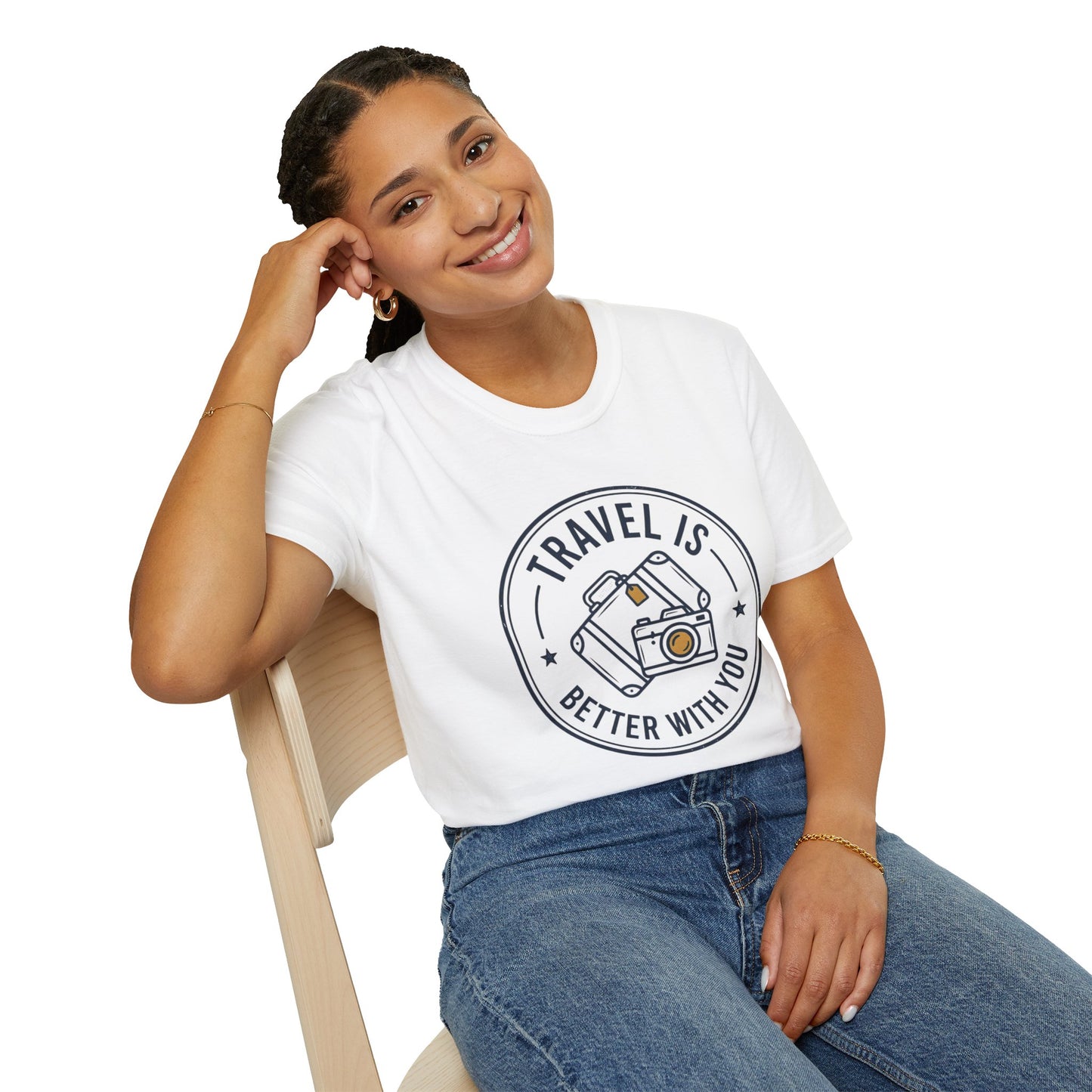 Travel Is Better With You T‑Shirt — Travel Lovers Graphic Tee