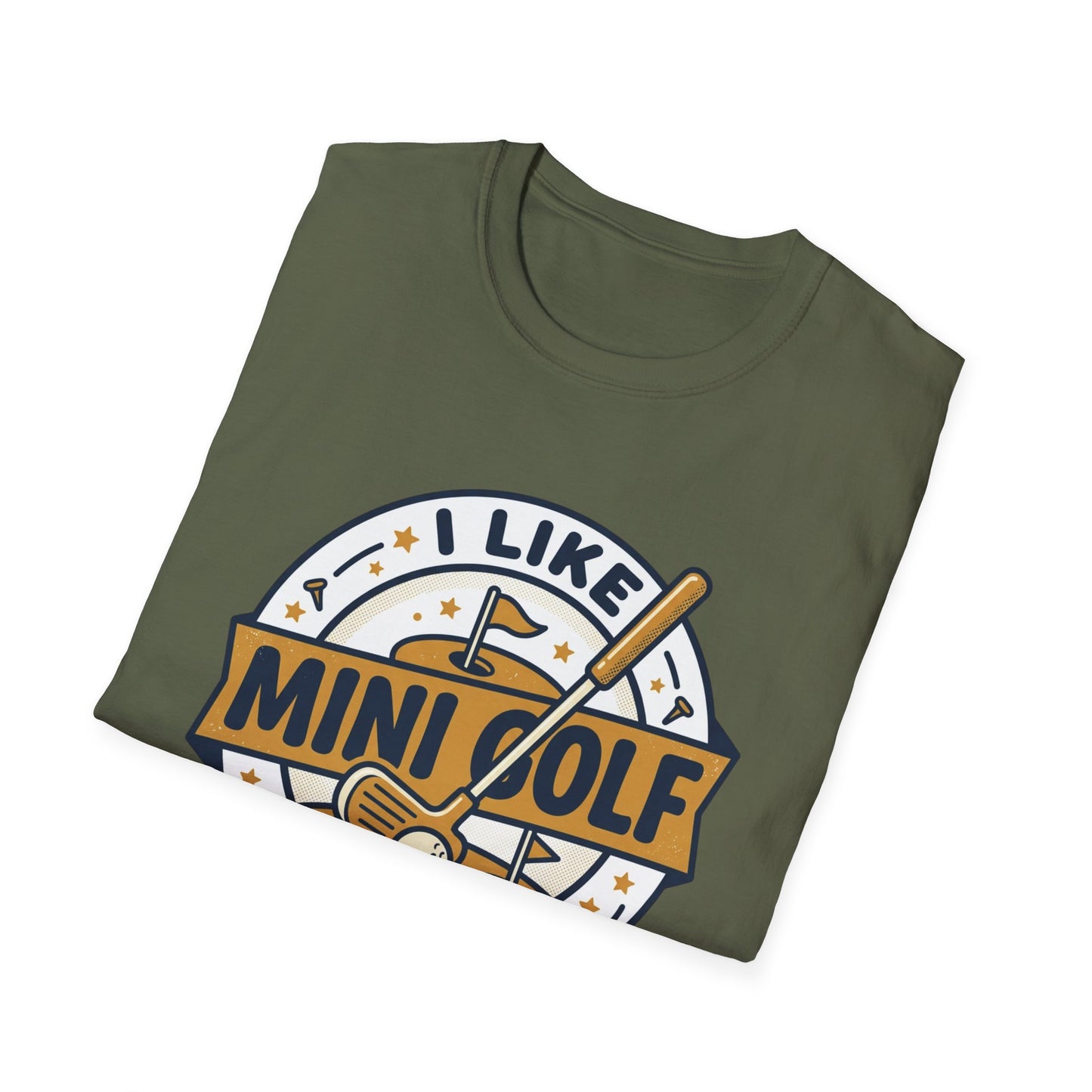 I Like Mini Golf T-Shirt — Retro Mini-Golf Graphic Tee for Fans & Players