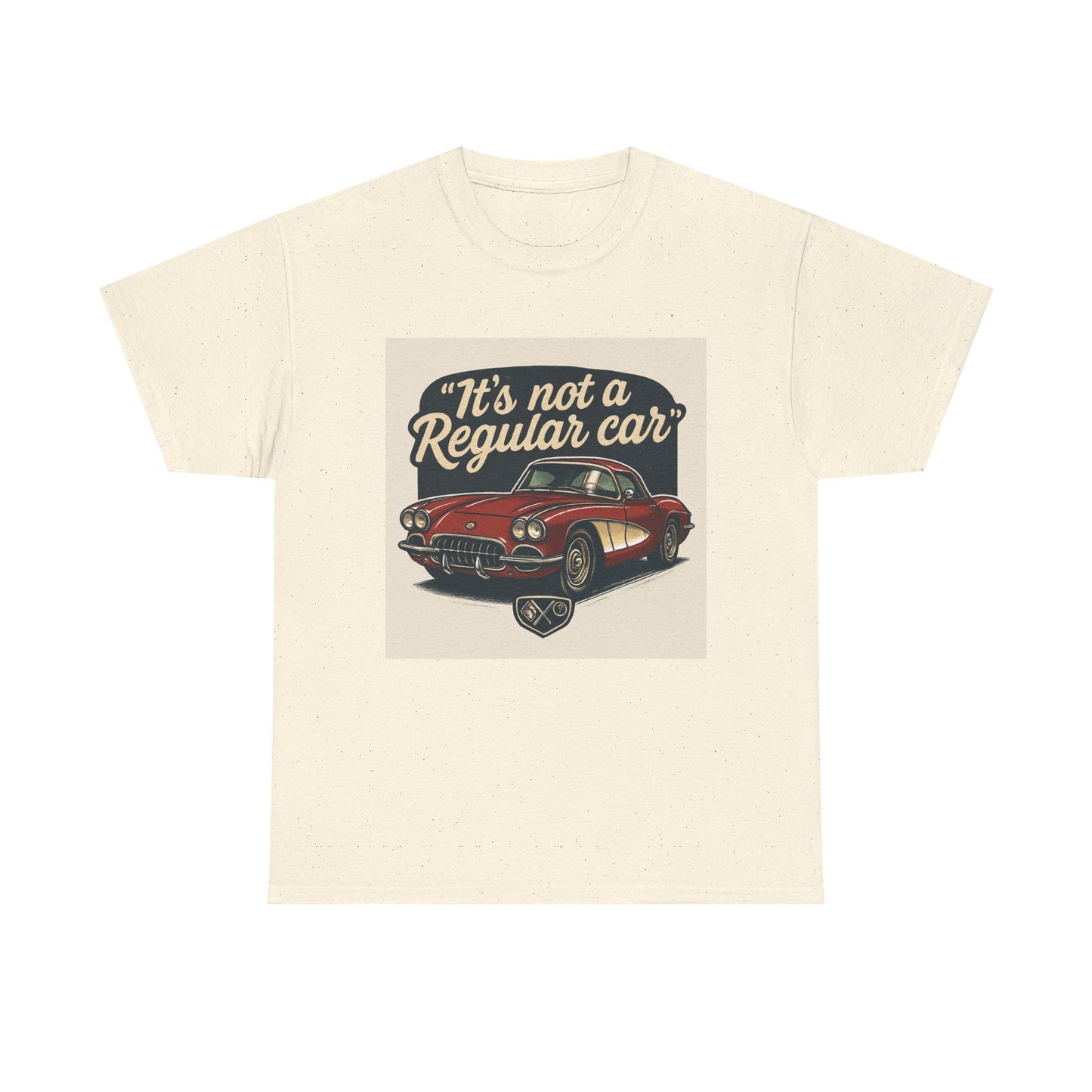 Classic Car Tee — "It's Not a Regular Car" Vintage Muscle Car Shirt Printify