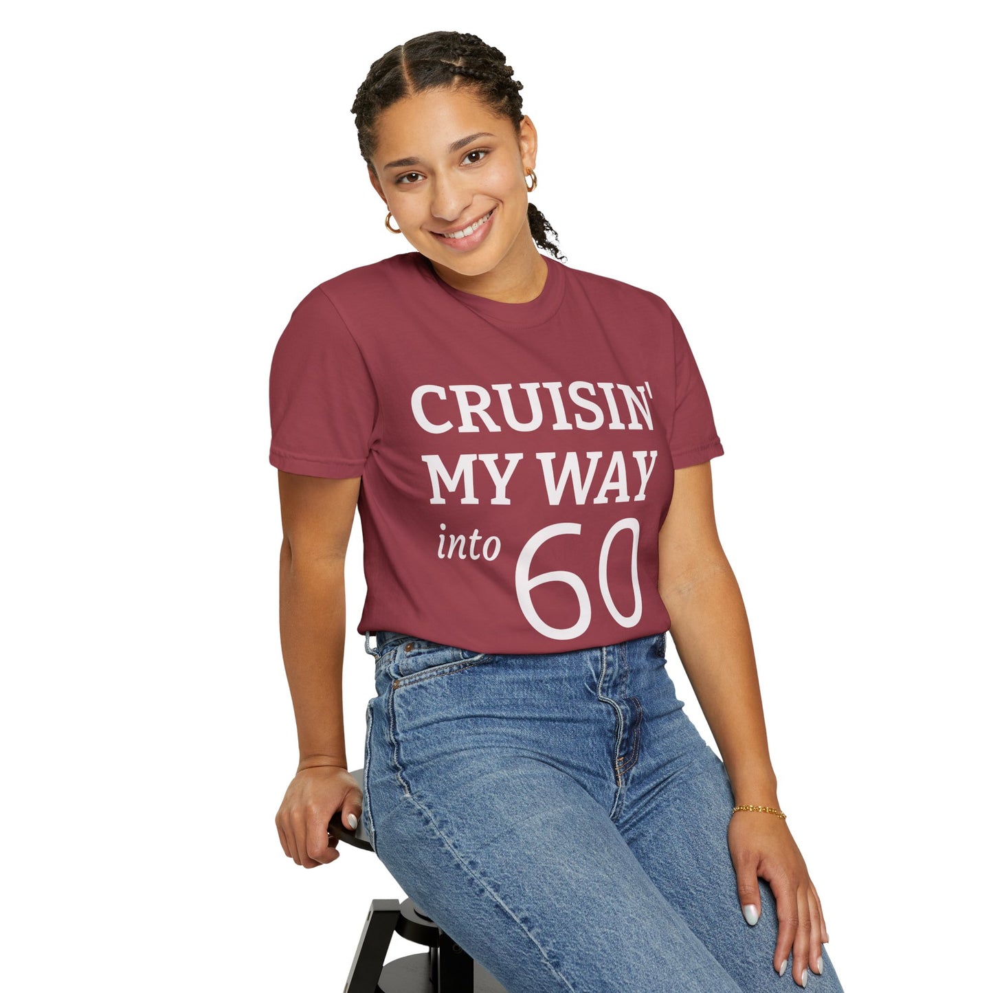Cruisin' My Way Into 60 T-Shirt — 60th Birthday Tee