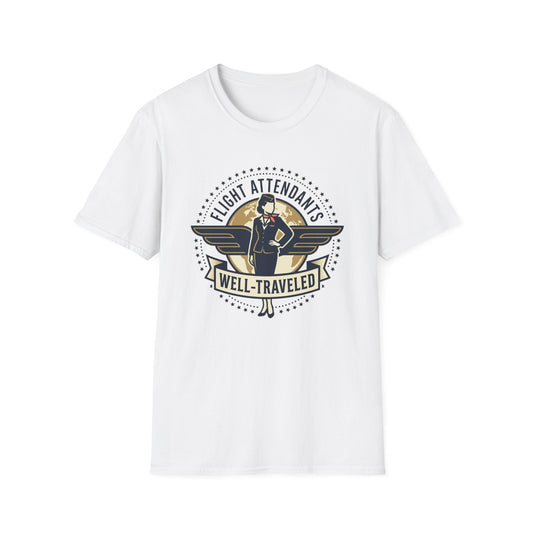 Flight Attendant ‘Well-Traveled’ T-Shirt