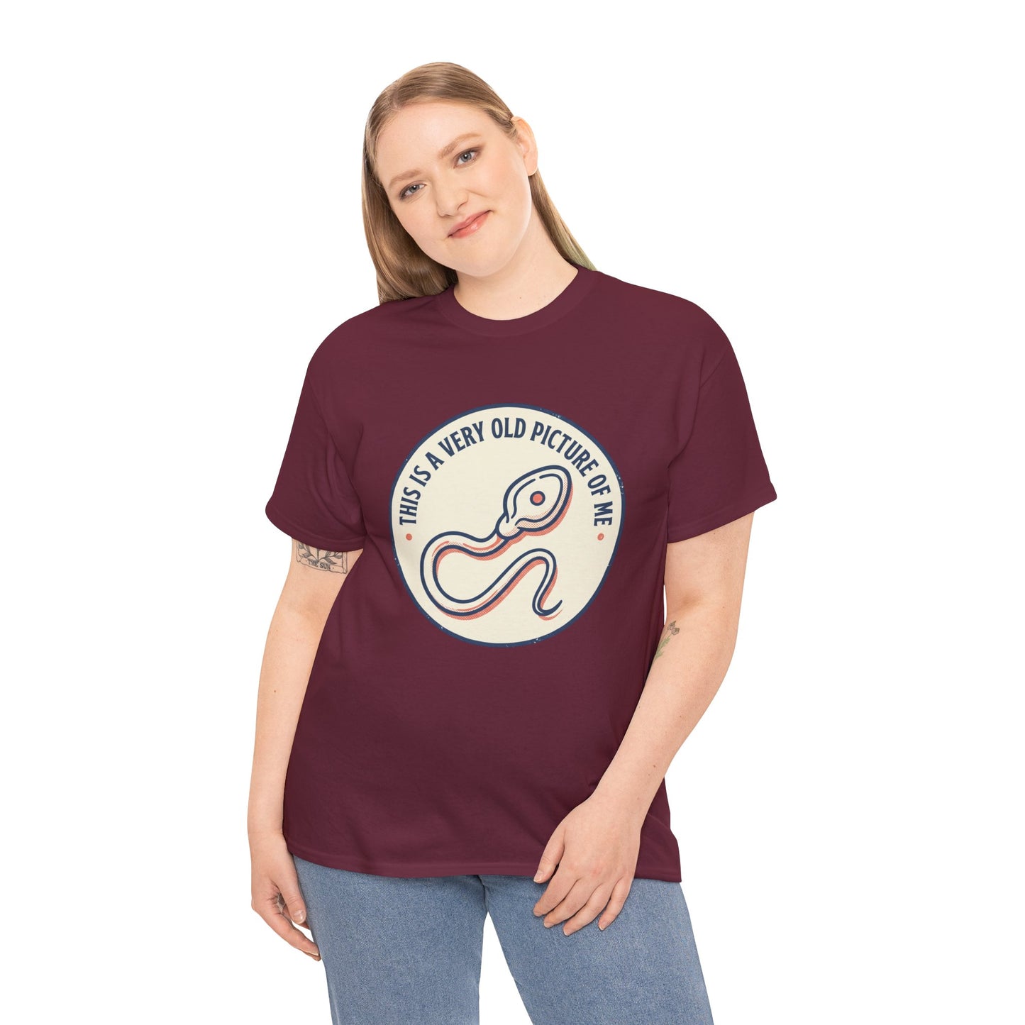 "This Is A Very Old Picture Of Me" Retro Snake Graphic Tee