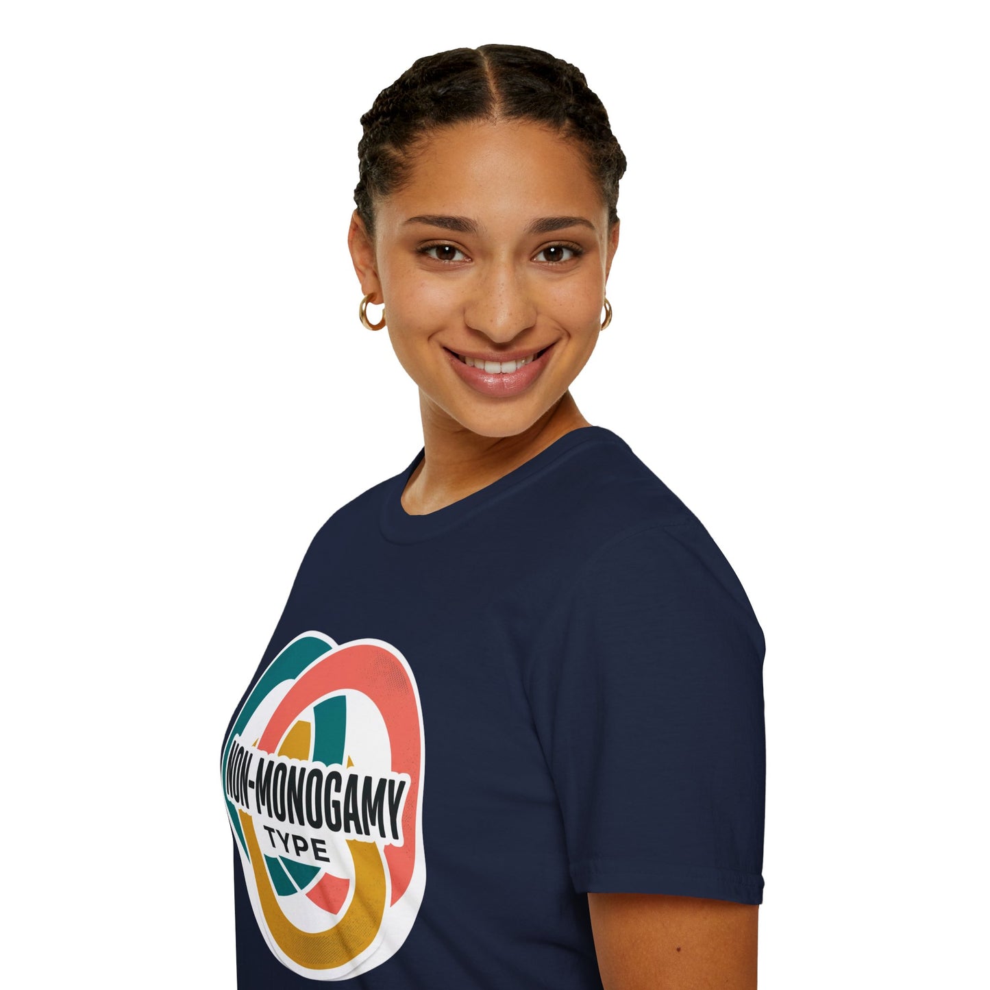 Non-Monogamy Type T-Shirt — Retro Polyamory Pride Tee Printify