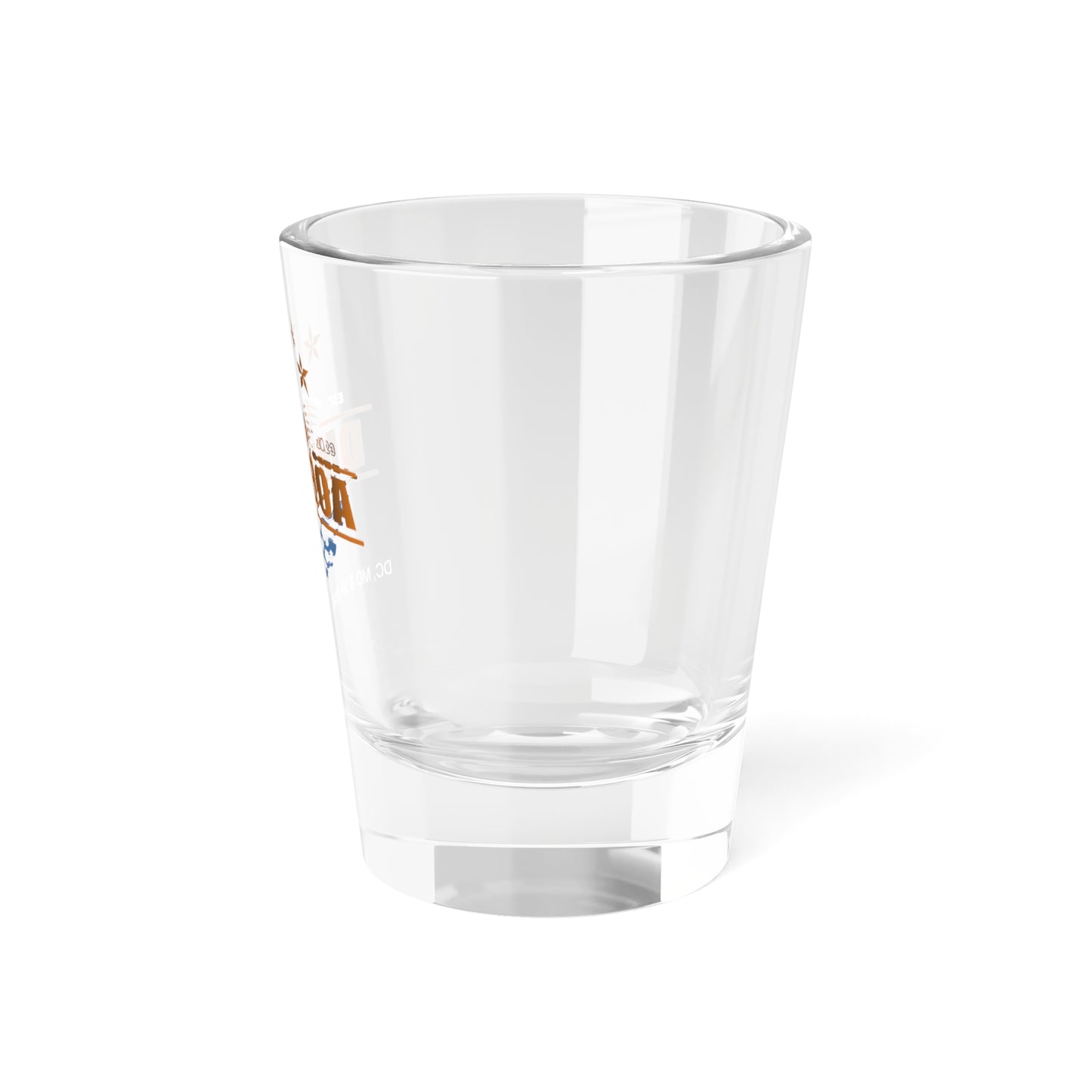 DMVBOA Logo Shot Glass — 1.5 oz Branded Party Shot Glass