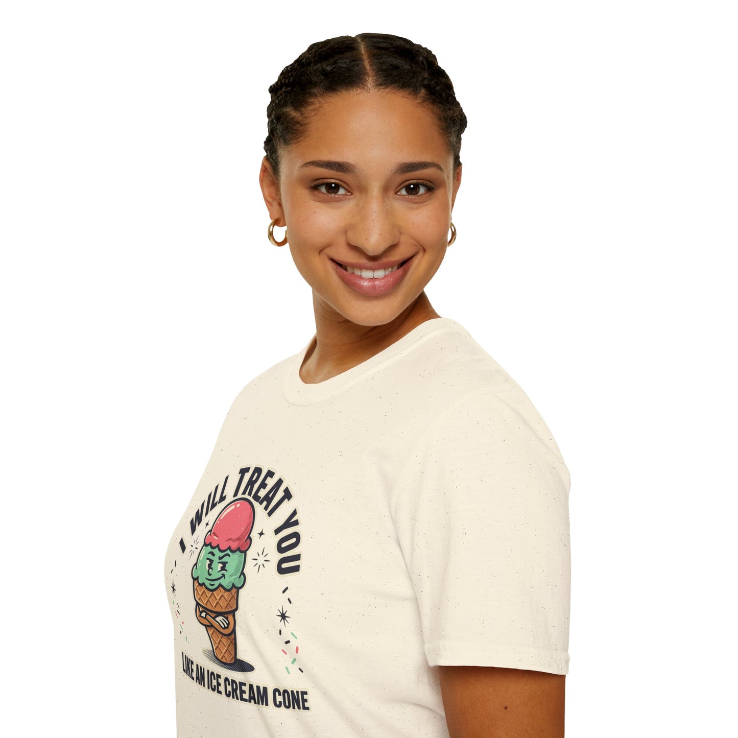 I Will Treat You Like An Ice Cream Cone T-Shirt — Cute Ice Cream Graphic Tee