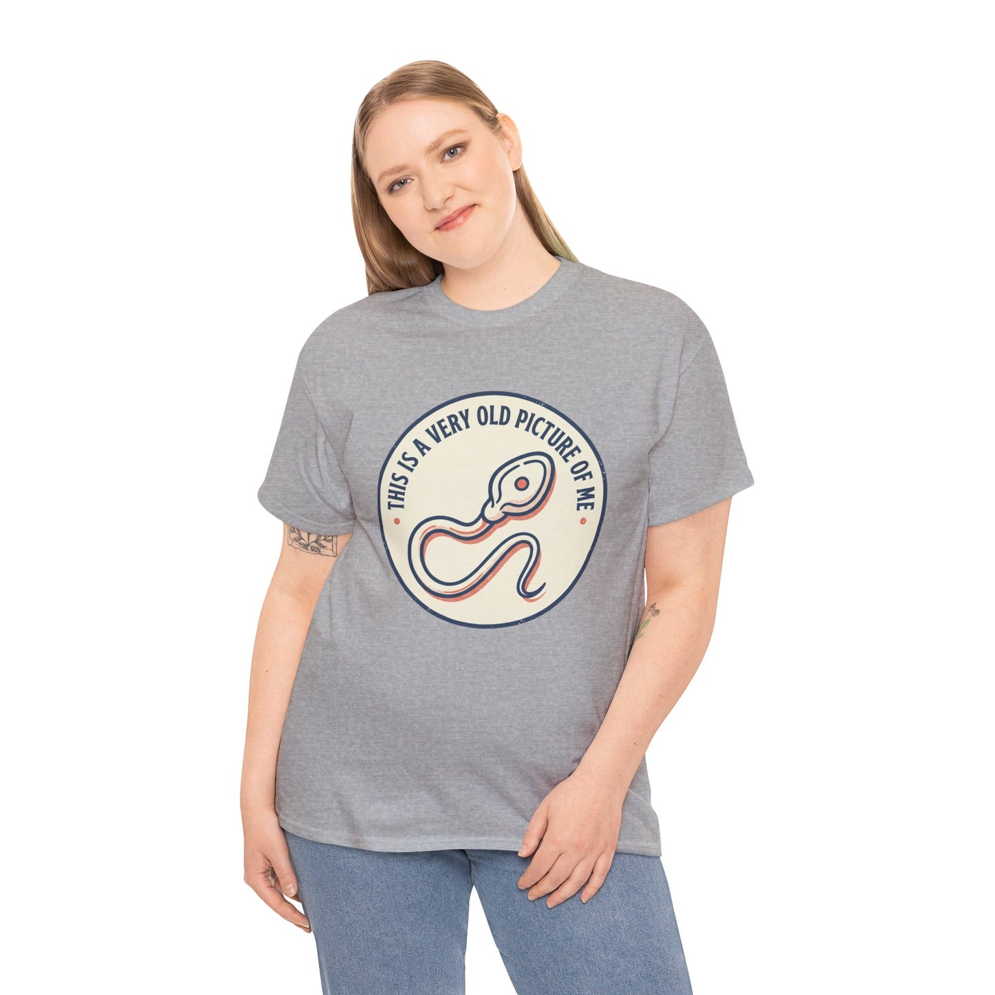 "This Is A Very Old Picture Of Me" Retro Snake Graphic Tee