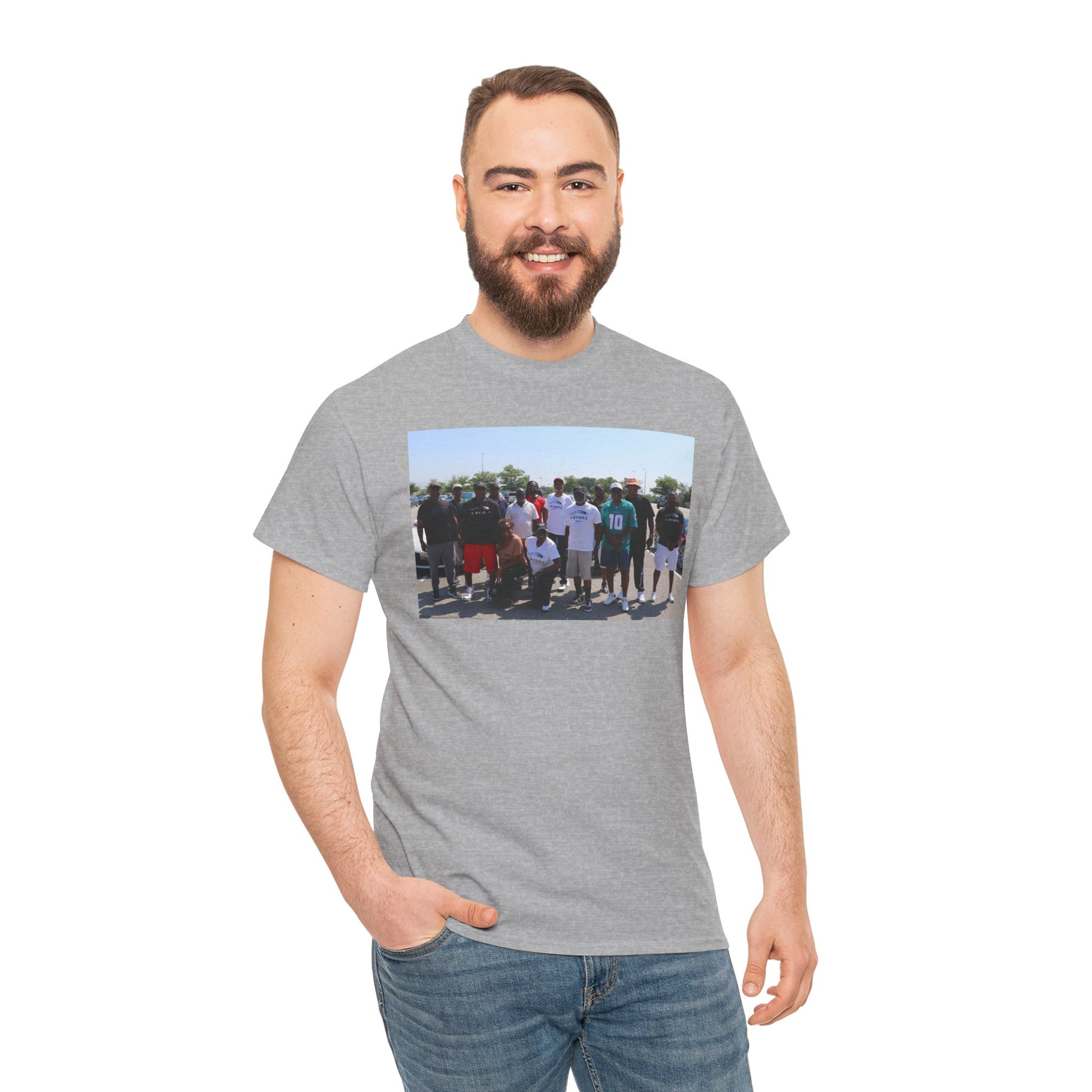C-RYDERZ Group Photo Custom Tee — Personalized Reunion & Team Picture Shirt Printify