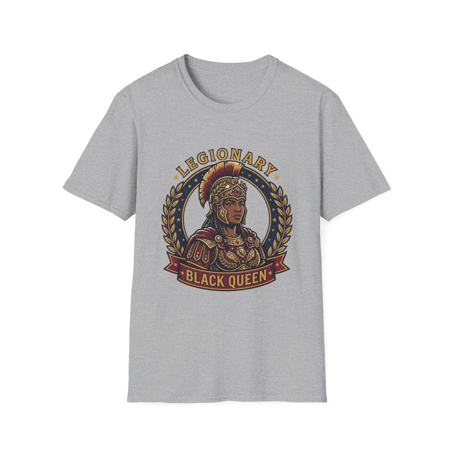 Legionary Black Queen T-Shirt — Empowering Afrocentric Warrior Tee