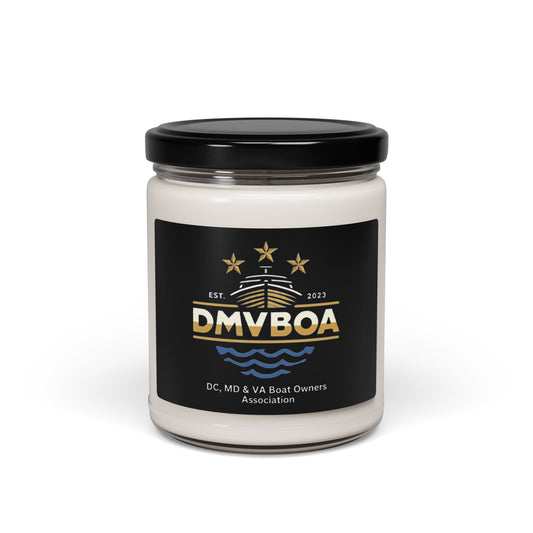 DMVBOA Branded Soy Candle — 9oz Scented Jar for Boat Owners