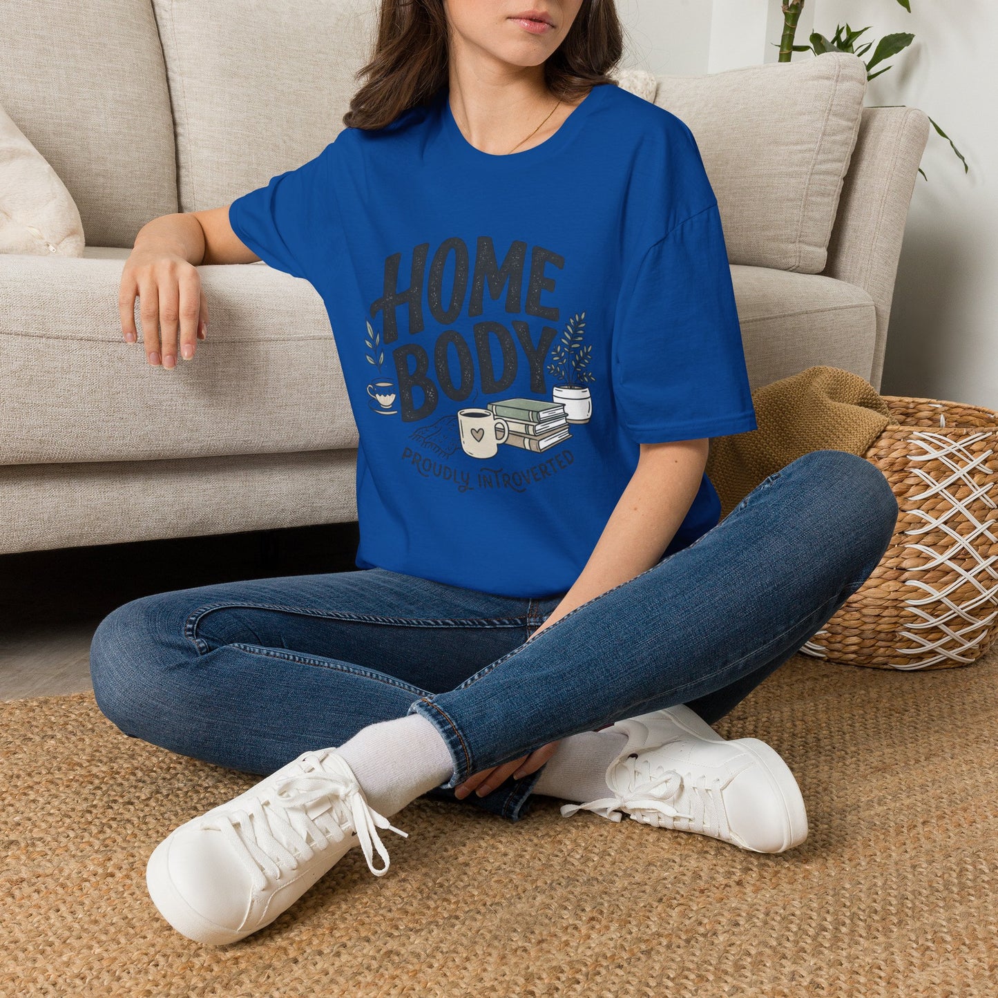Homebody T-Shirt — 'Homebody Proudly Introverted' Cozy Graphic Tee