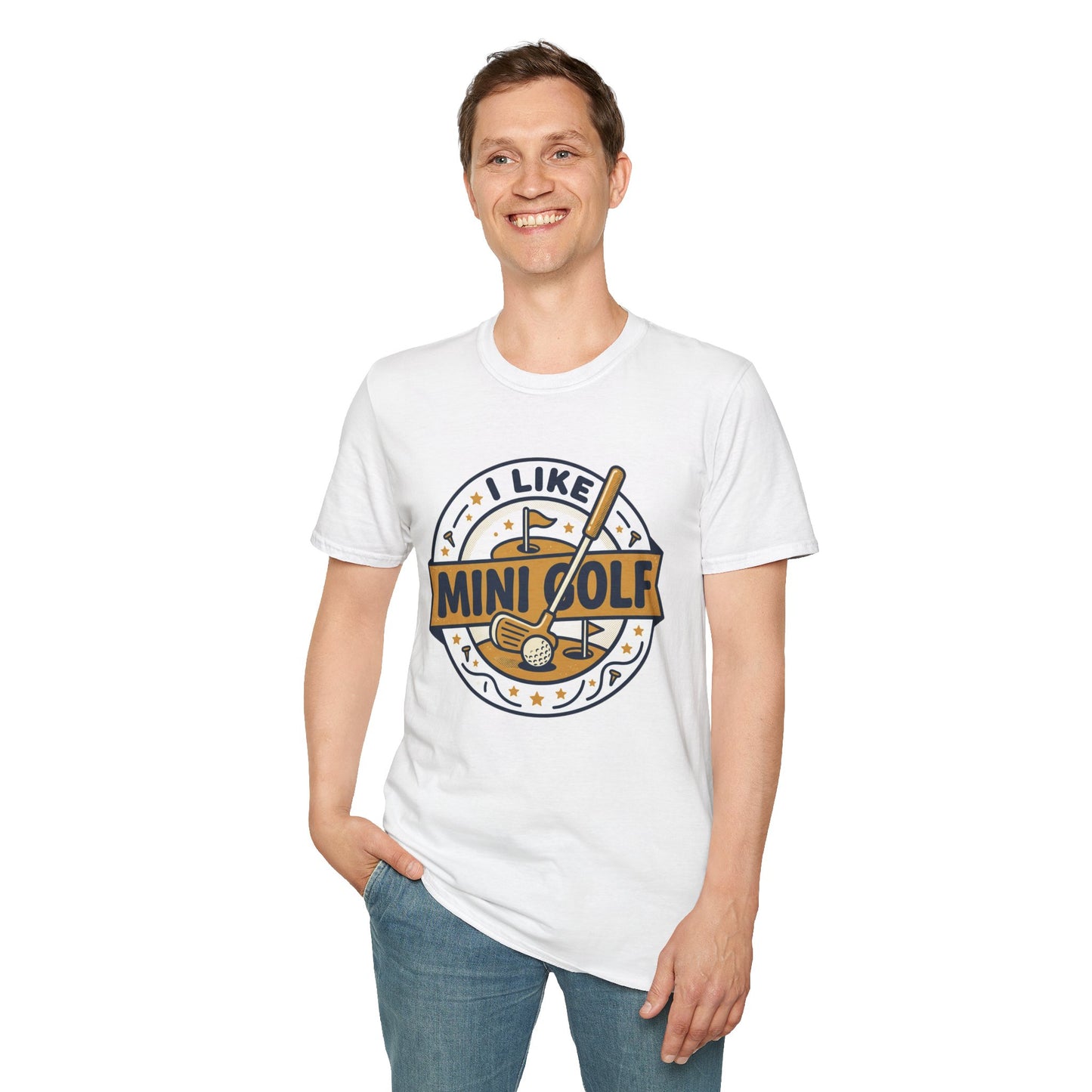 I Like Mini Golf T-Shirt — Retro Mini-Golf Graphic Tee for Fans & Players