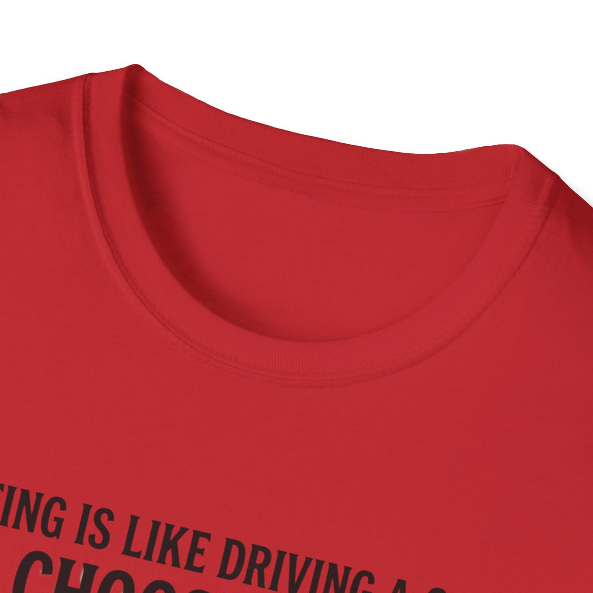 Voting Is Like Driving T-Shirt – "Choose (D) to Go Forward, Choose (R) to Go Backward" Political Voter Awareness Tee