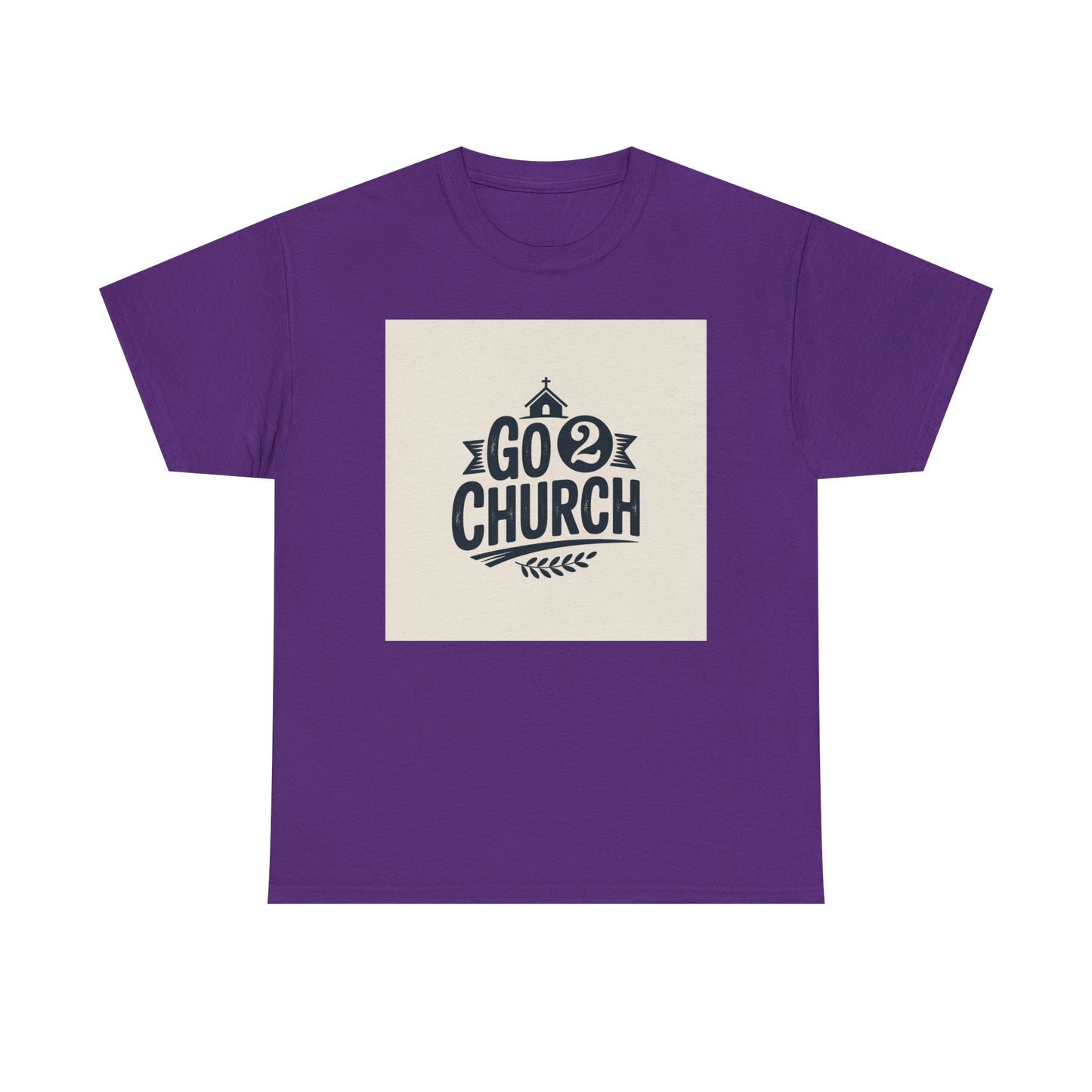 Go 2 Church T-Shirt — Faith-Based Gospel Tee