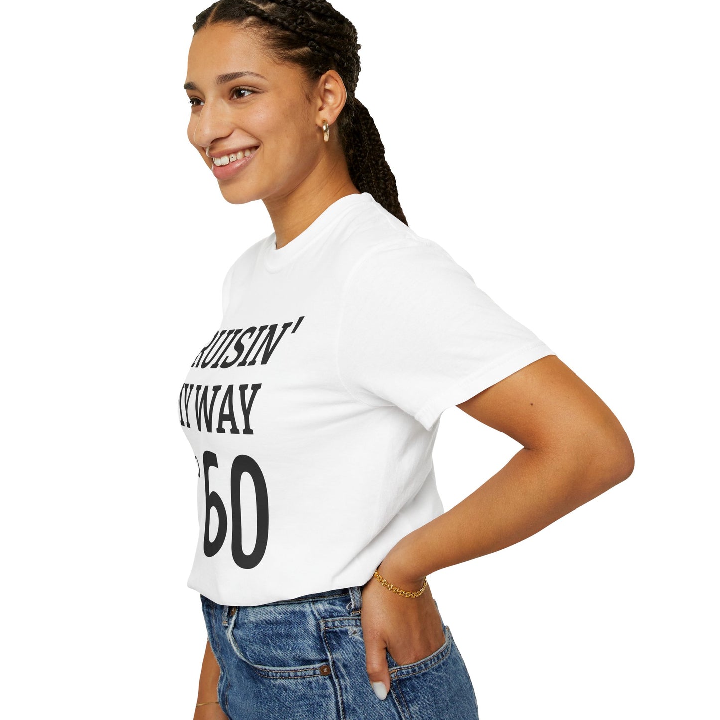 Cruisin' My Way Into 60 T-Shirt — 60th Birthday Tee