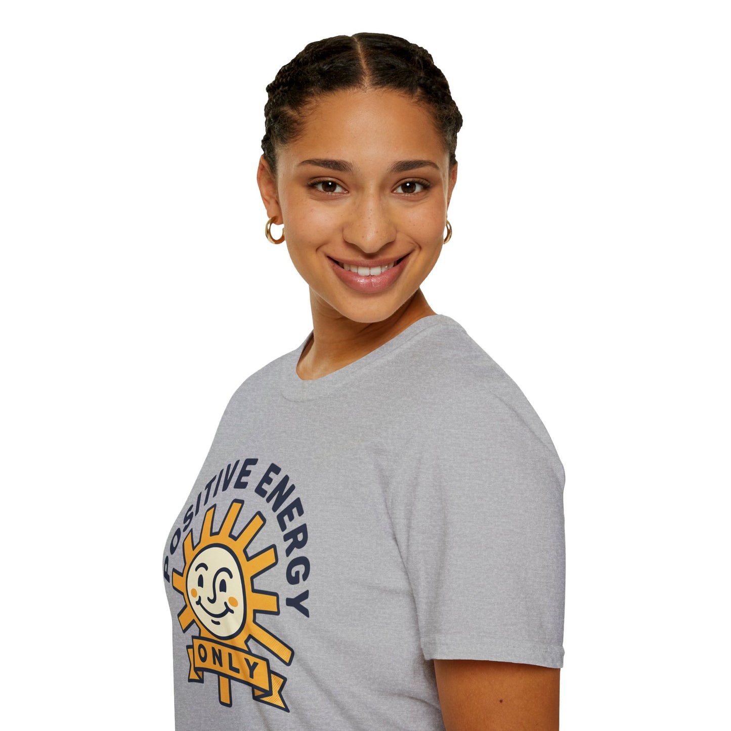 Positive Energy T-Shirt — Sunny 'Positive Energy Only' Graphic Tee