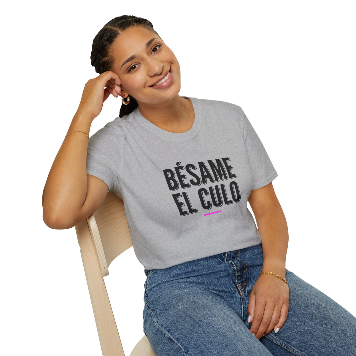Bésame El Culo Graphic T-Shirt — Funny Spanish Slogan Tee