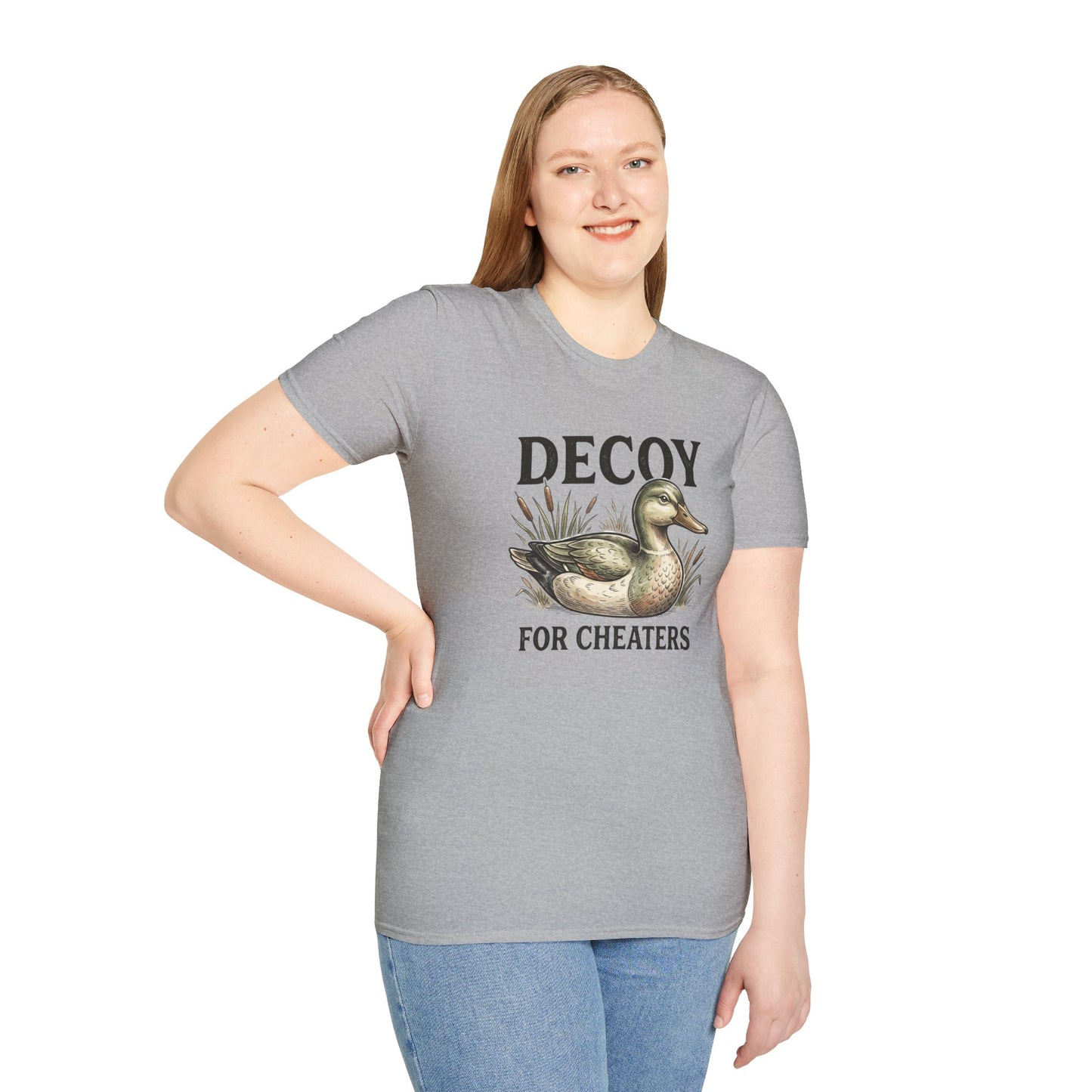 Decoy Duck T-Shirt — "Decoy for Cheaters" Vintage Waterfowl Tee