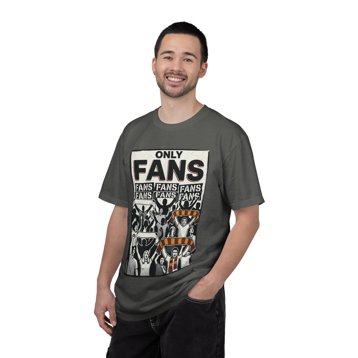 Only Fans Crowd Graphic T-Shirt — Vintage Sports Fan Tee