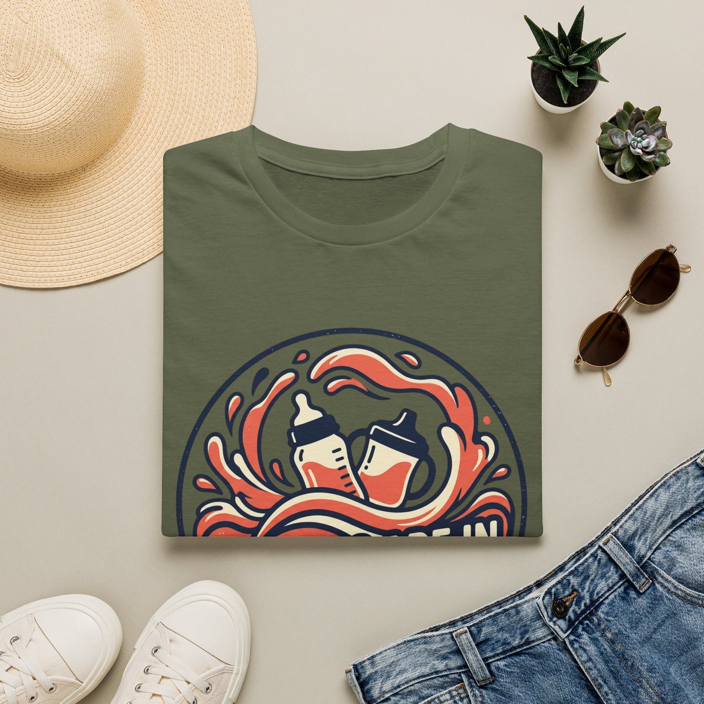"My Kids Are in Liquid Form" Funny Parenting Tee
