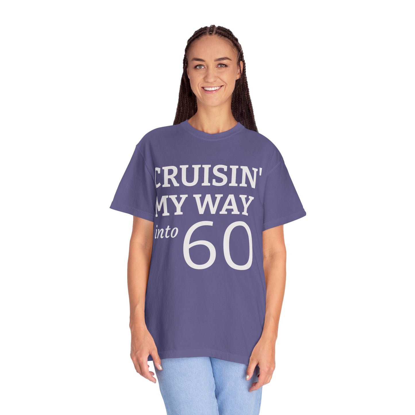 Cruisin' My Way Into 60 T-Shirt — 60th Birthday Tee