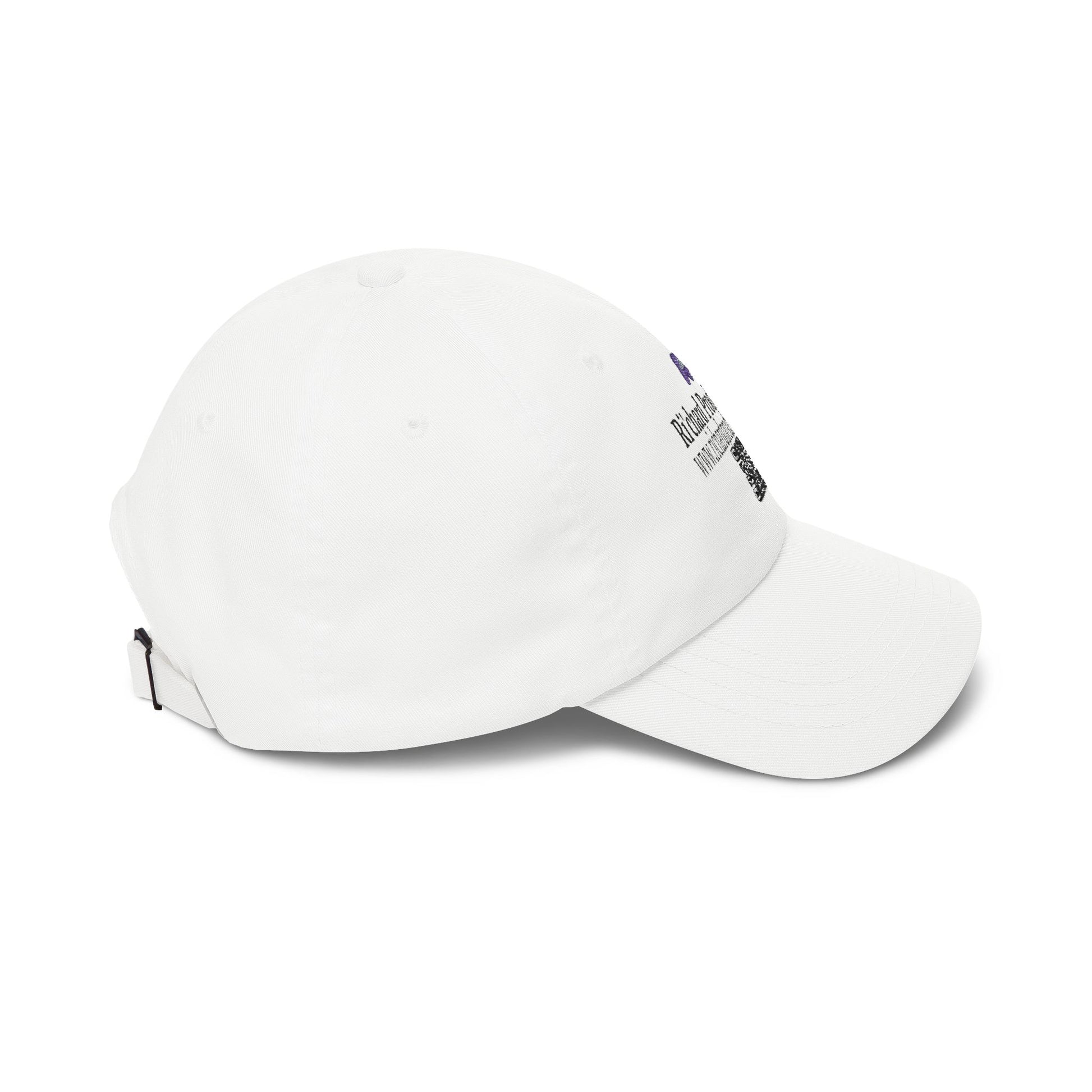RP Cap — Richard Productions Logo & QR Code Embroidered Hat Printify