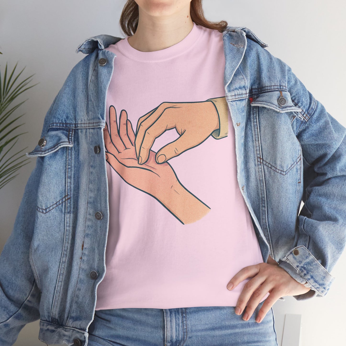 T-Shirt - Gentle Palm Reading Illustration Tee