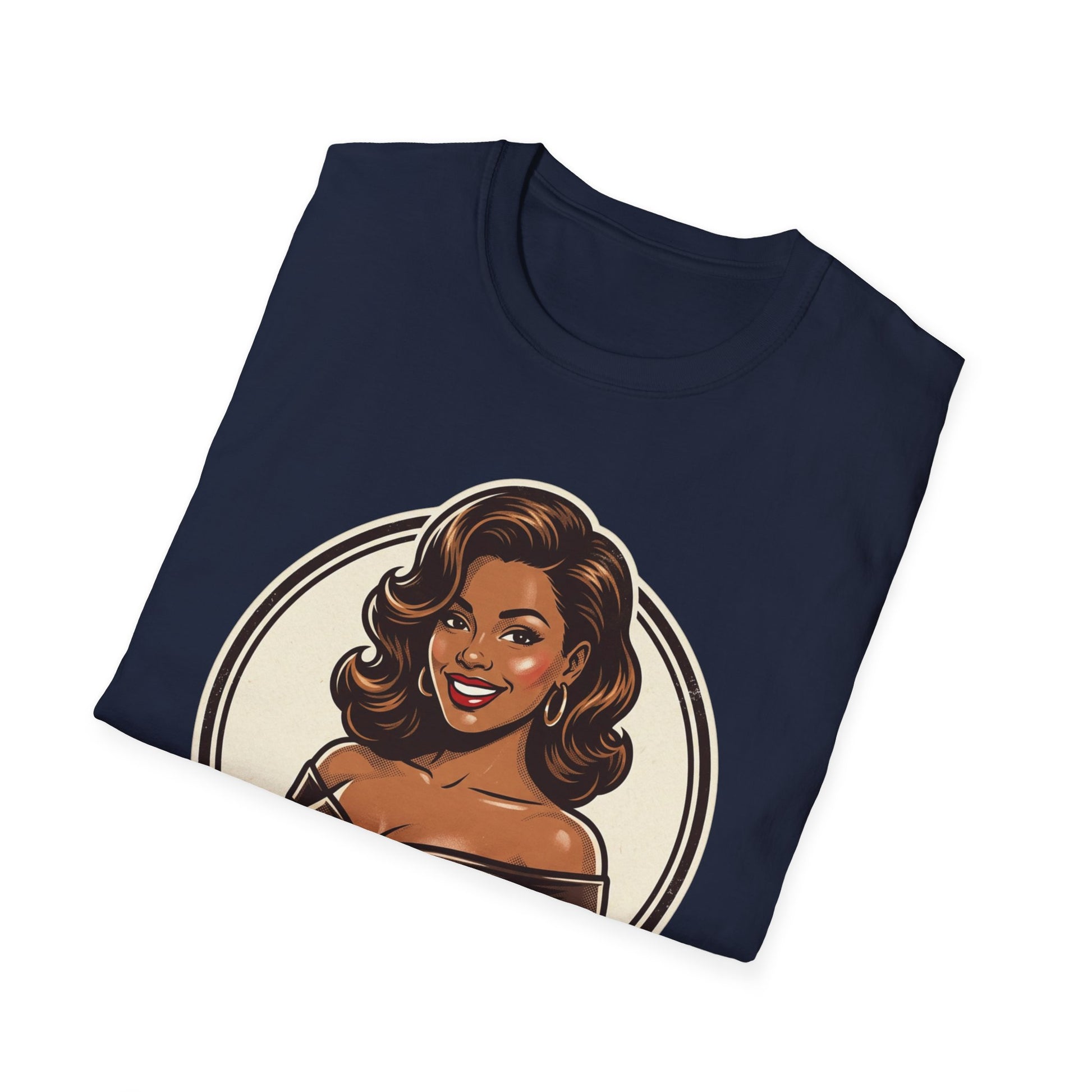 "Super Sexy Crew Mate" Retro Pin-Up Graphic Tee Printify