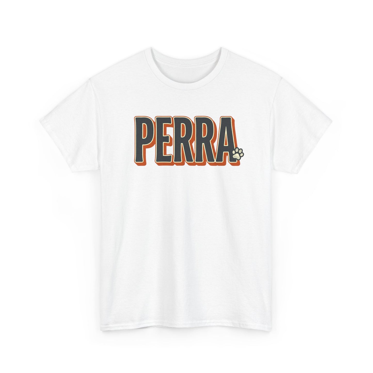 Perra Graphic Tee – Bold Retro Lettering T-Shirt