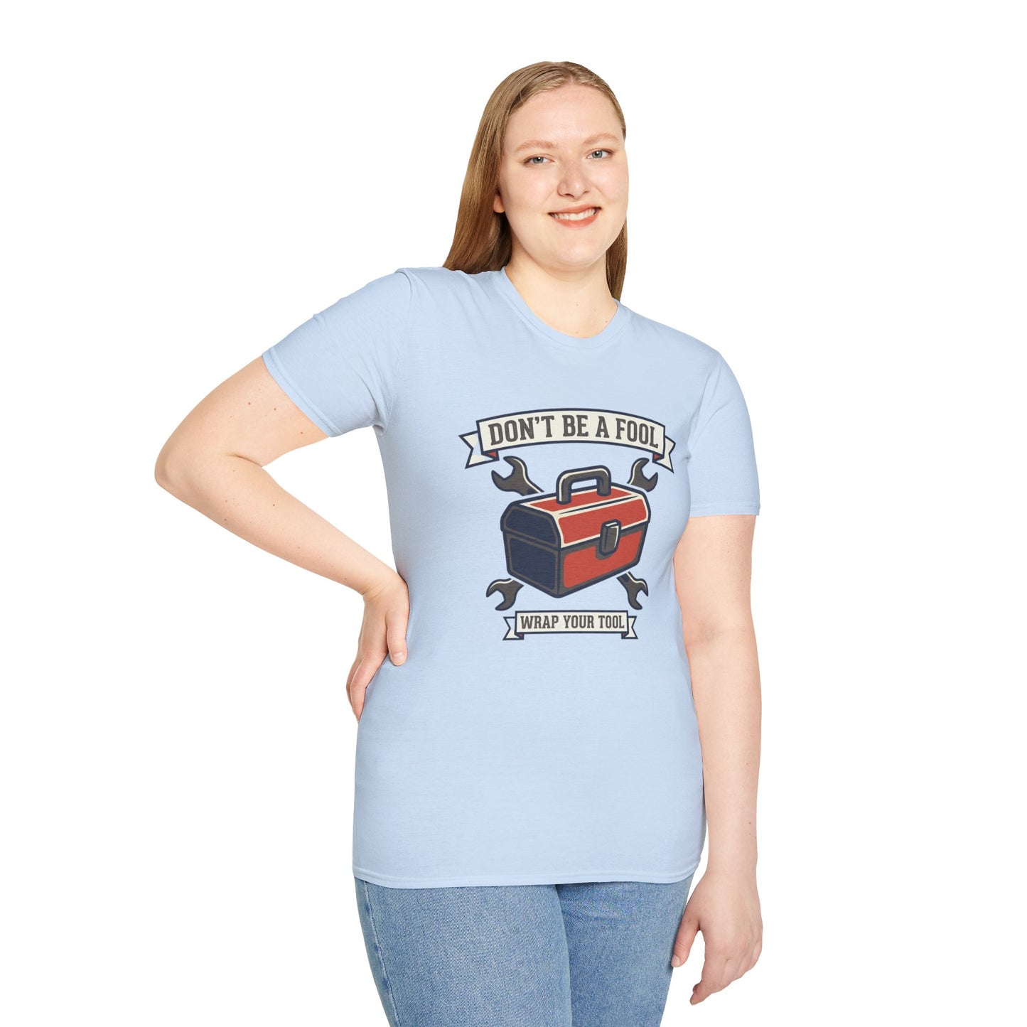 Don't Be a Fool Toolbox T‑Shirt — Wrap Your Tool Shirt for Mechanics & DIYers
