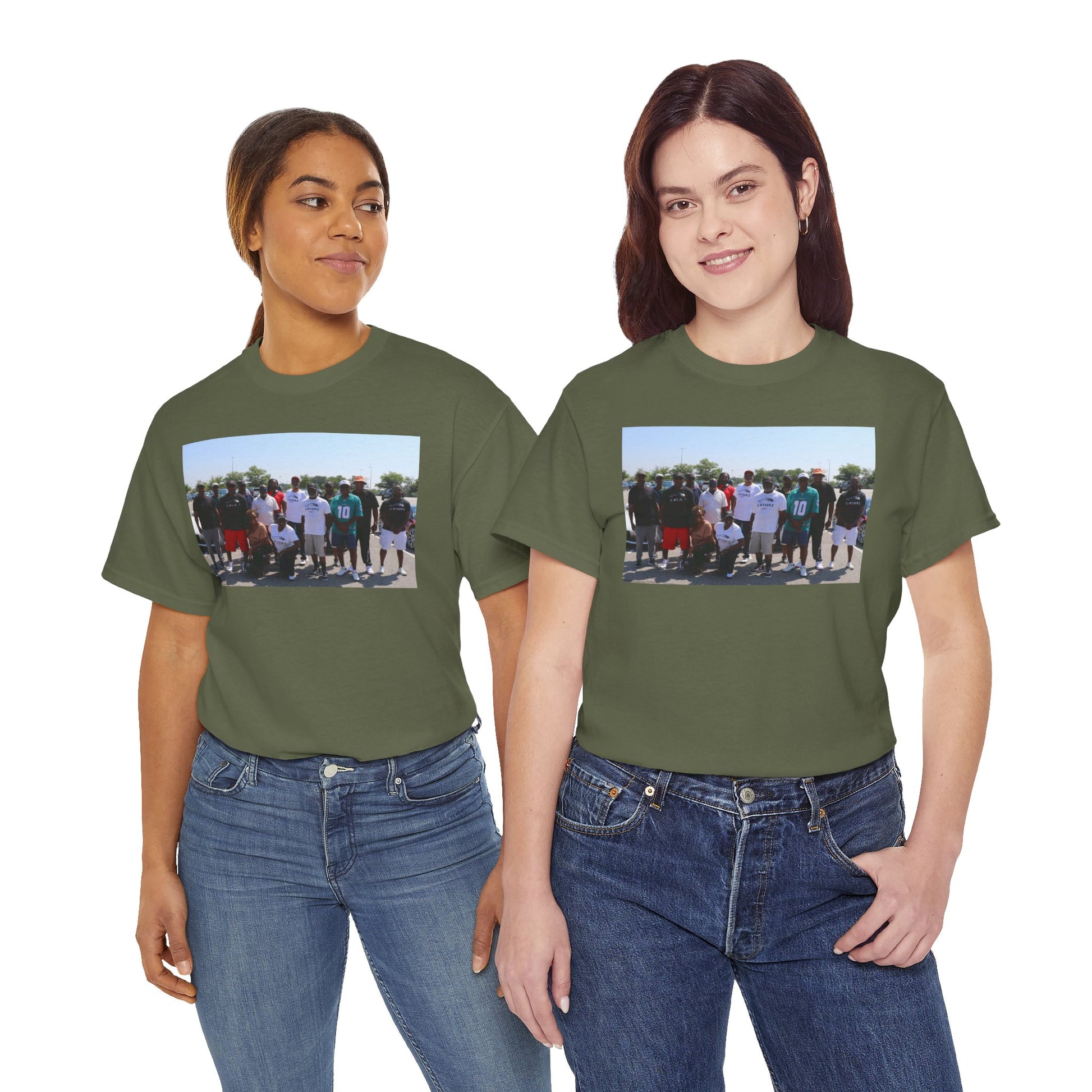 C-RYDERZ Group Photo Custom Tee — Personalized Reunion & Team Picture Shirt Printify