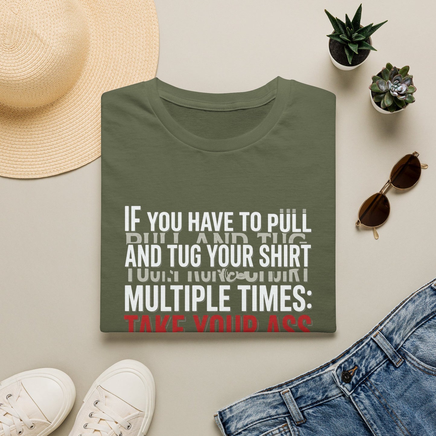 Take Your Ass to the Gym T‑Shirt — Funny Motivational Workout Tee