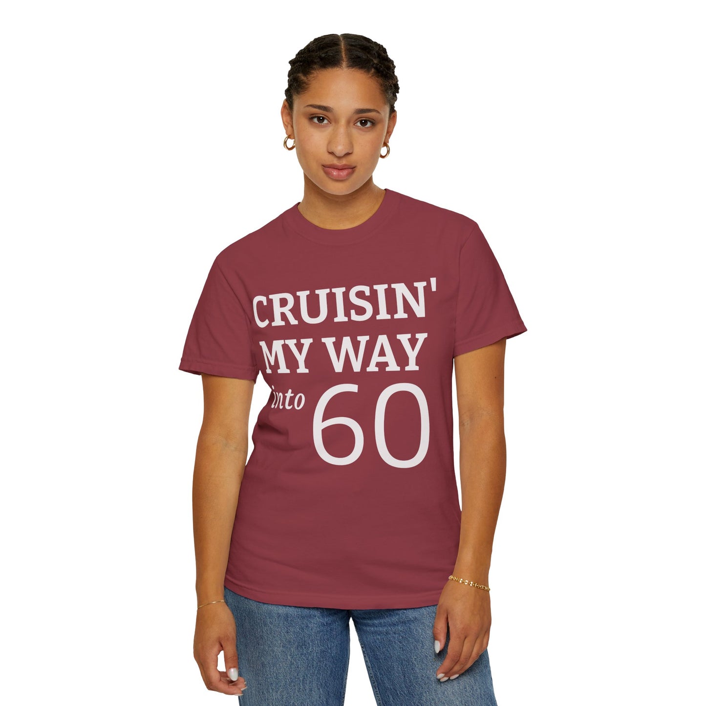 Cruisin' My Way Into 60 T-Shirt — 60th Birthday Tee