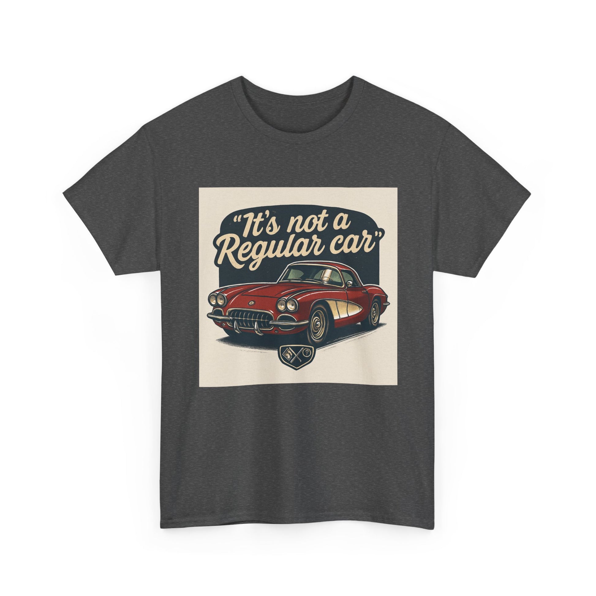 Classic Car Tee — "It's Not a Regular Car" Vintage Muscle Car Shirt Printify