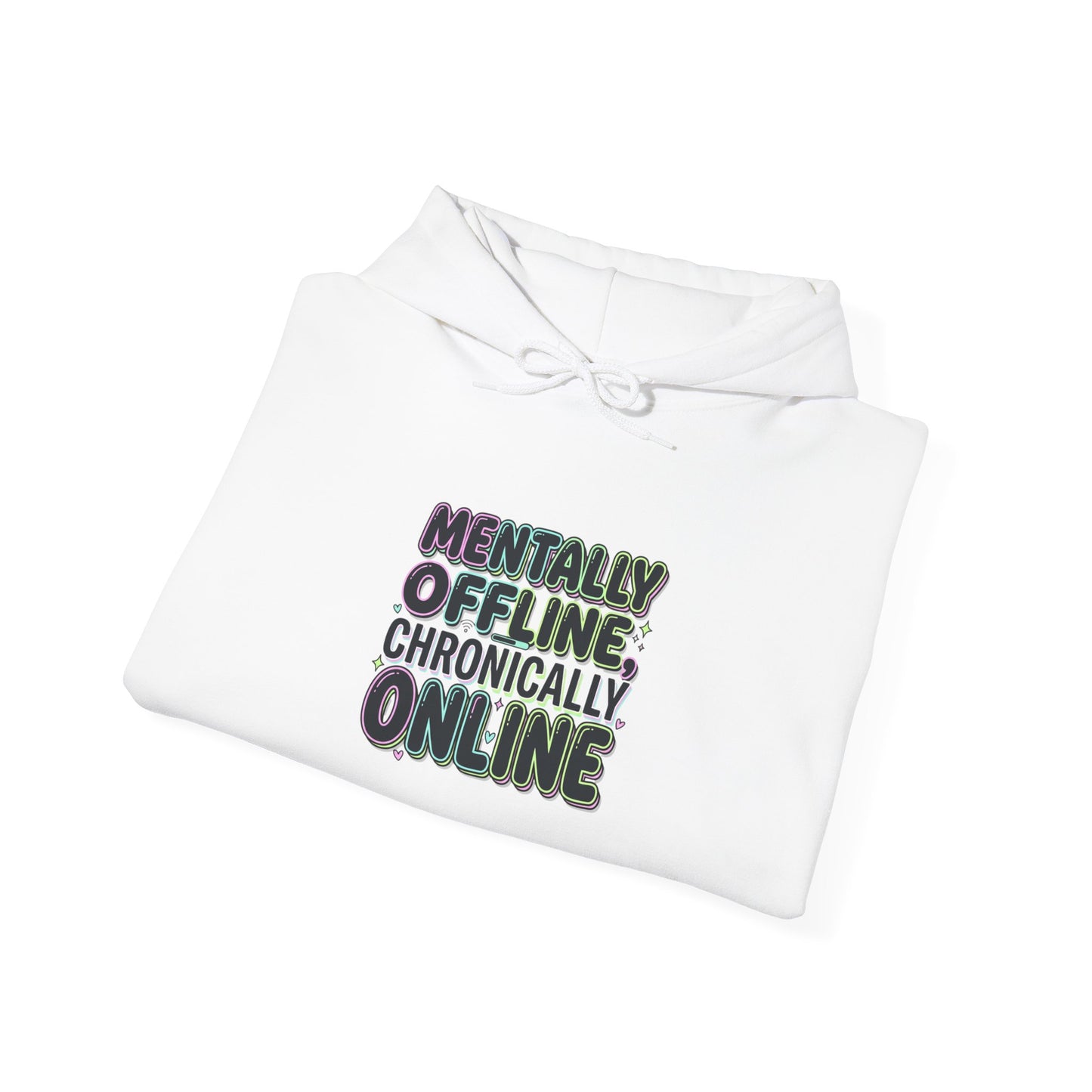 Mentally Offline Unisex Heavy Blend™ Hooded Sweatshirt