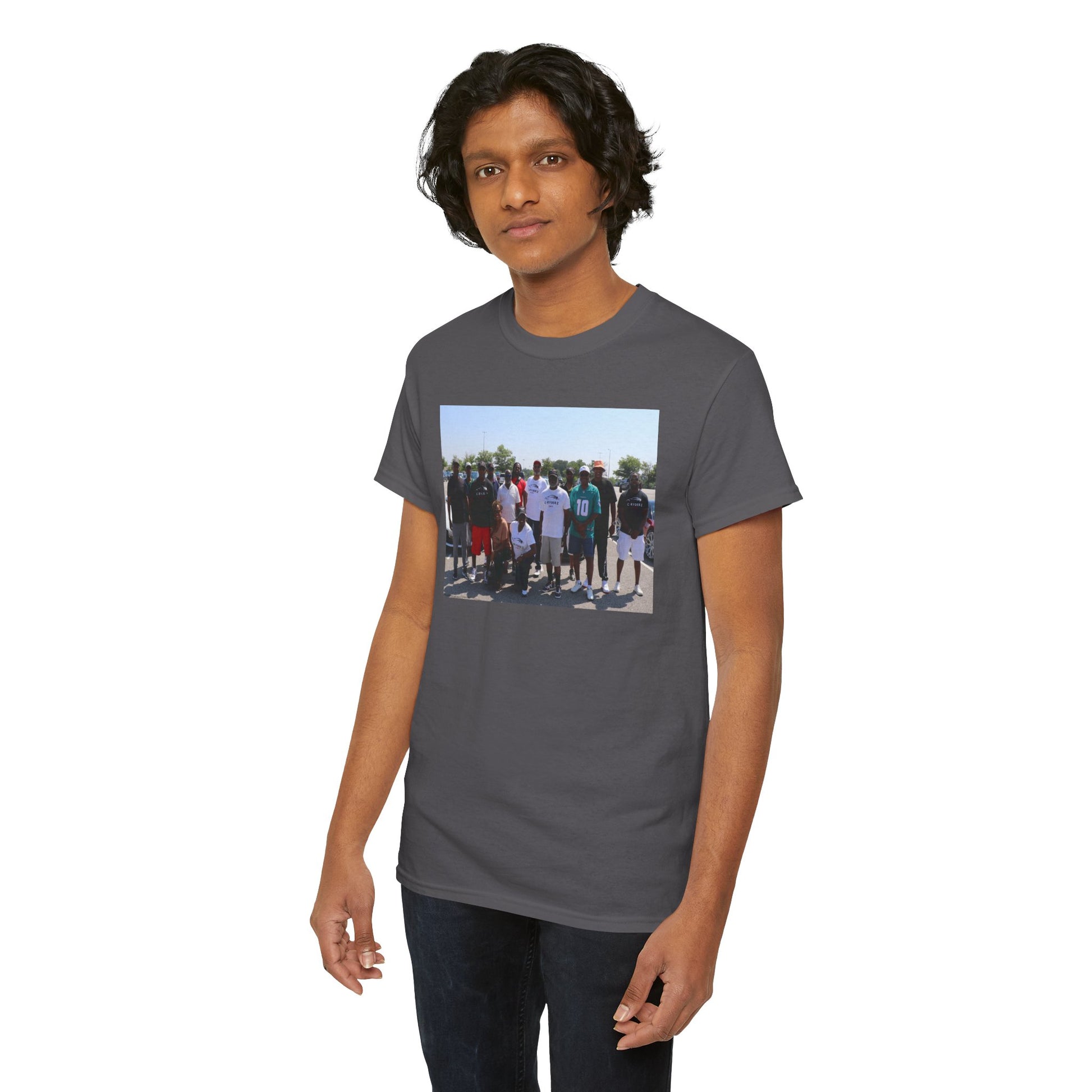 C-RYDERZ Group Photo Custom Tee — Personalized Reunion & Team Picture Shirt Printify