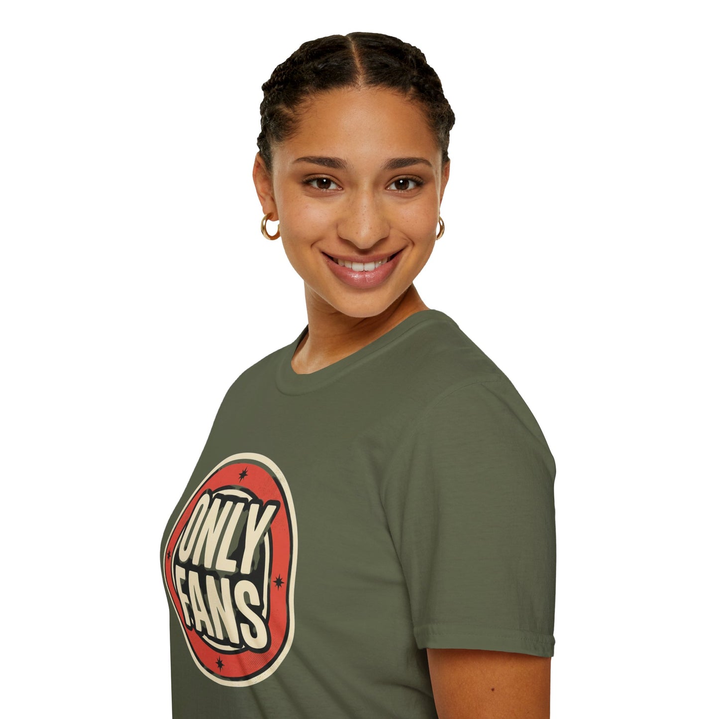 OnlyFans Logo Graphic T-Shirt — Retro Circle Design