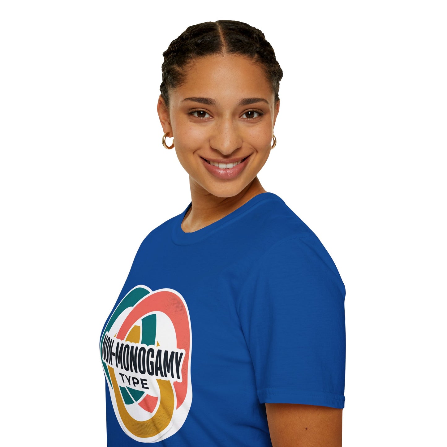Non-Monogamy Type T-Shirt — Retro Polyamory Pride Tee Printify