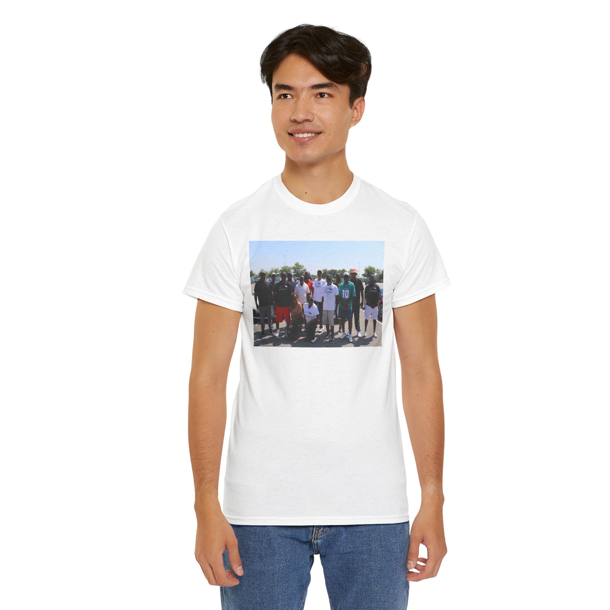 C-RYDERZ Group Photo Custom Tee — Personalized Reunion & Team Picture Shirt Printify