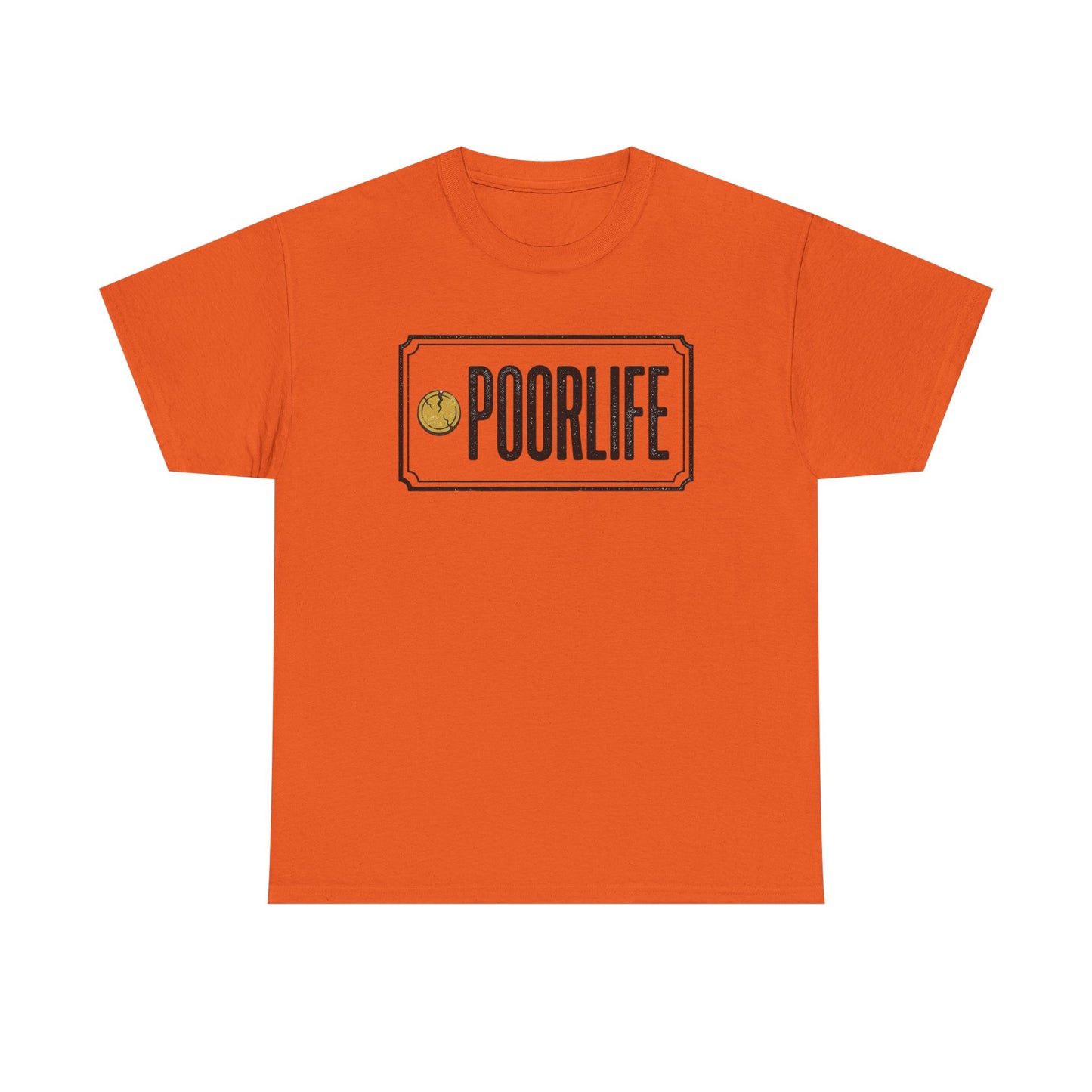 'Poor Life' Vintage Coin Graphic Tee