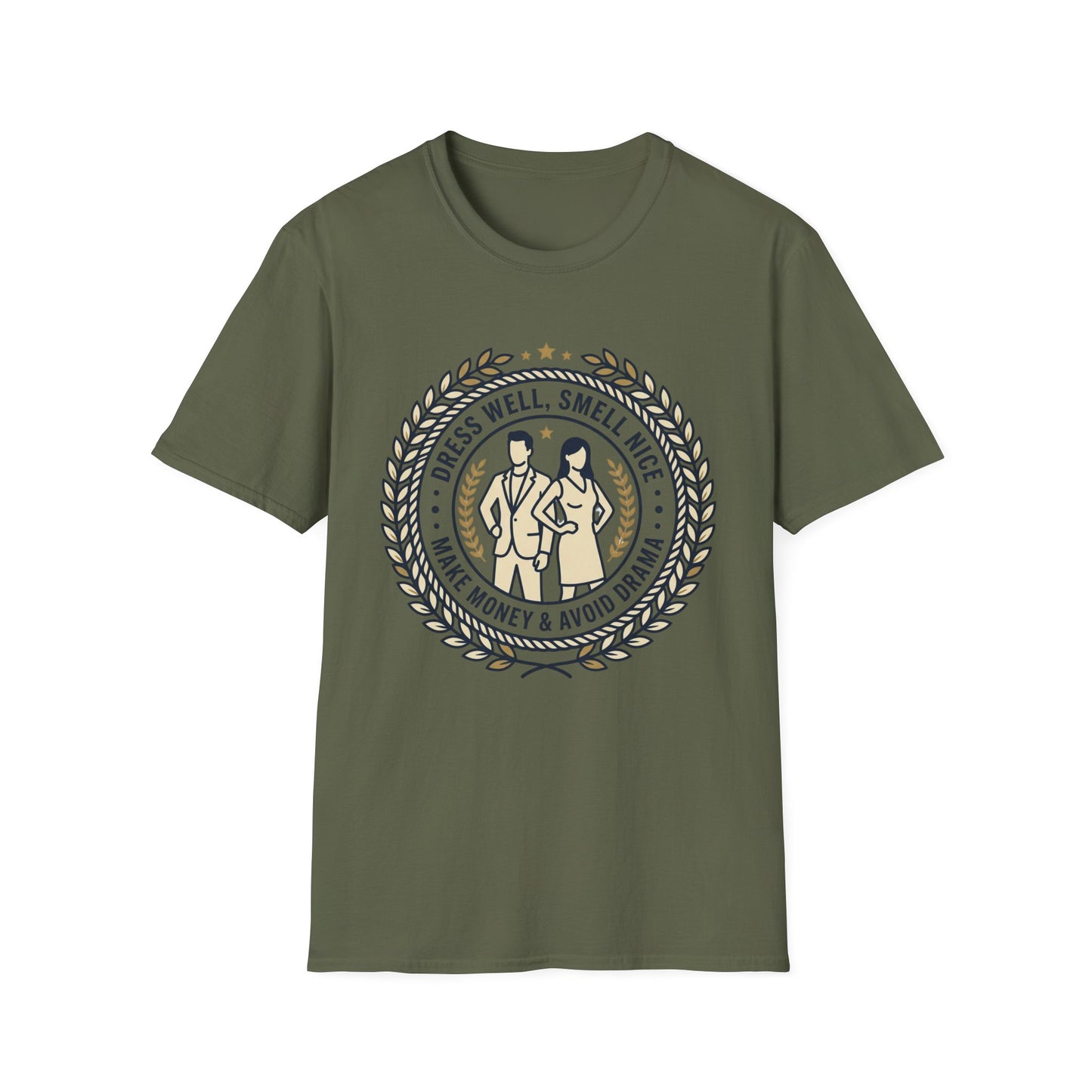 "Dress Well, Smell Nice" Vintage Couple Graphic Tee