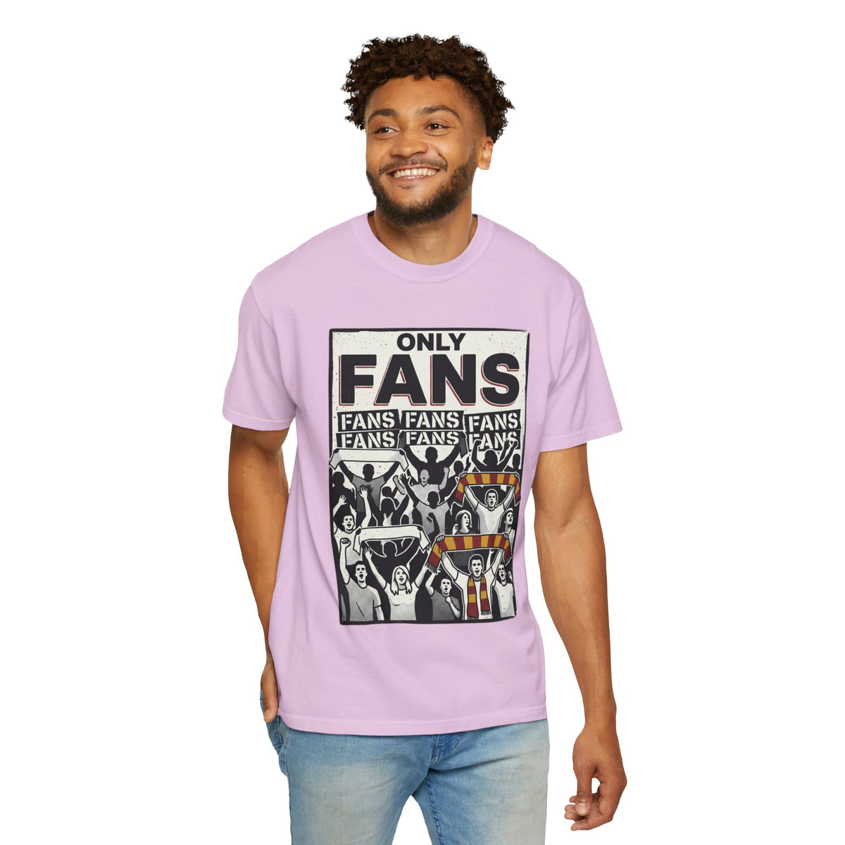 Only Fans Crowd Graphic T-Shirt — Vintage Sports Fan Tee