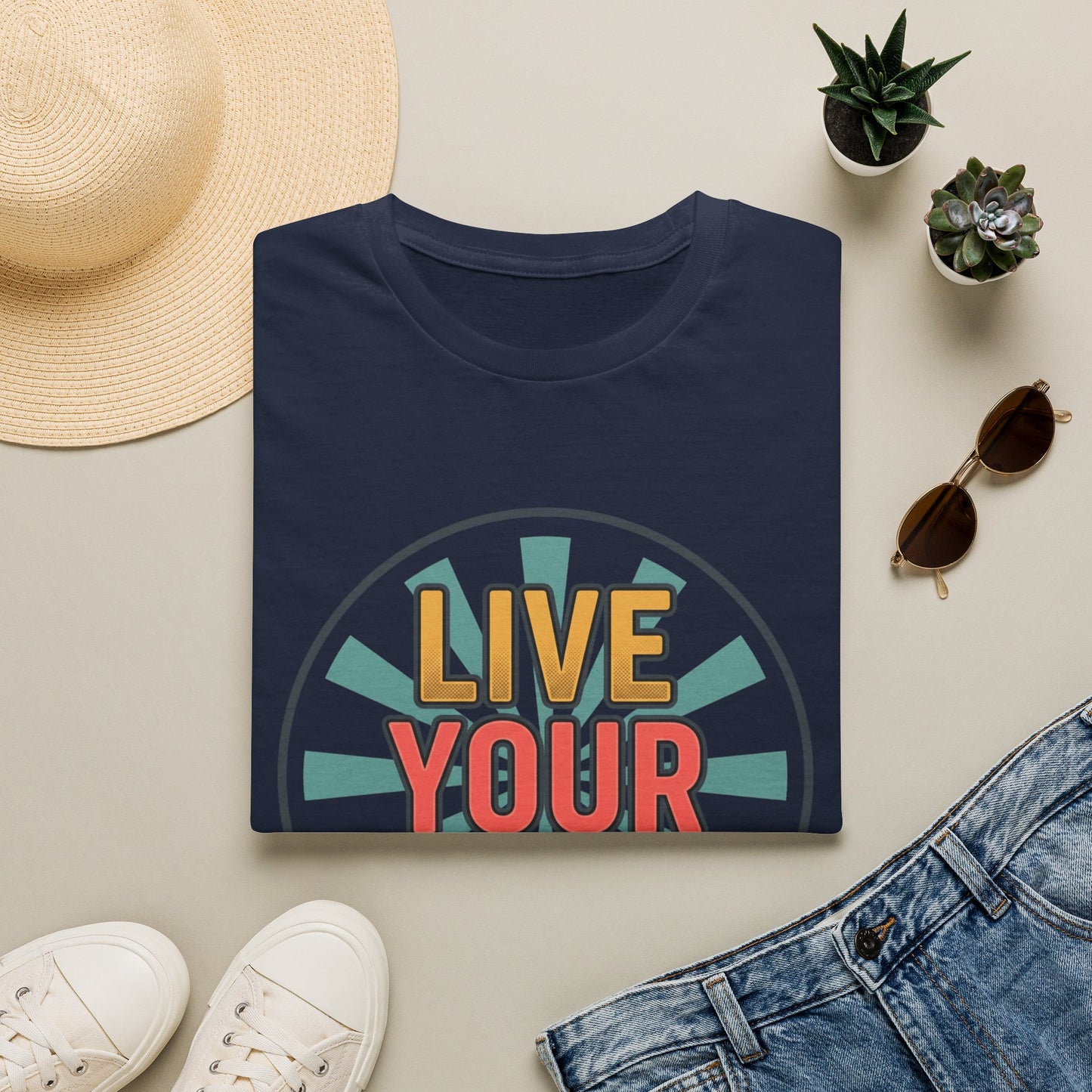 Live Your Truth T-Shirt — Retro Inspirational Graphic Tee