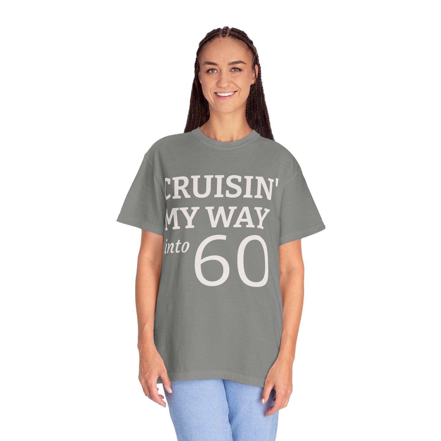 Cruisin' My Way Into 60 T-Shirt — 60th Birthday Tee