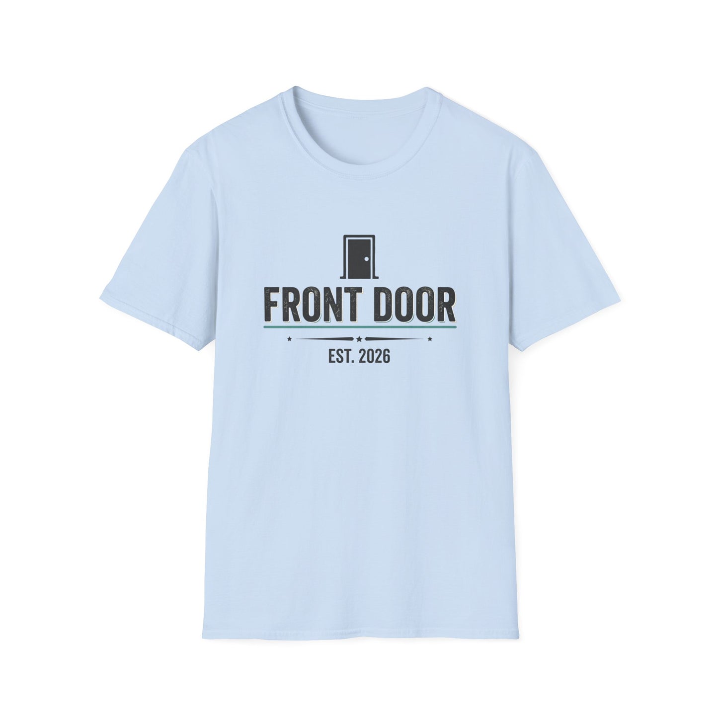 Front Door T‑Shirt – 'Front Door' Logo Tee (Est. 2026)