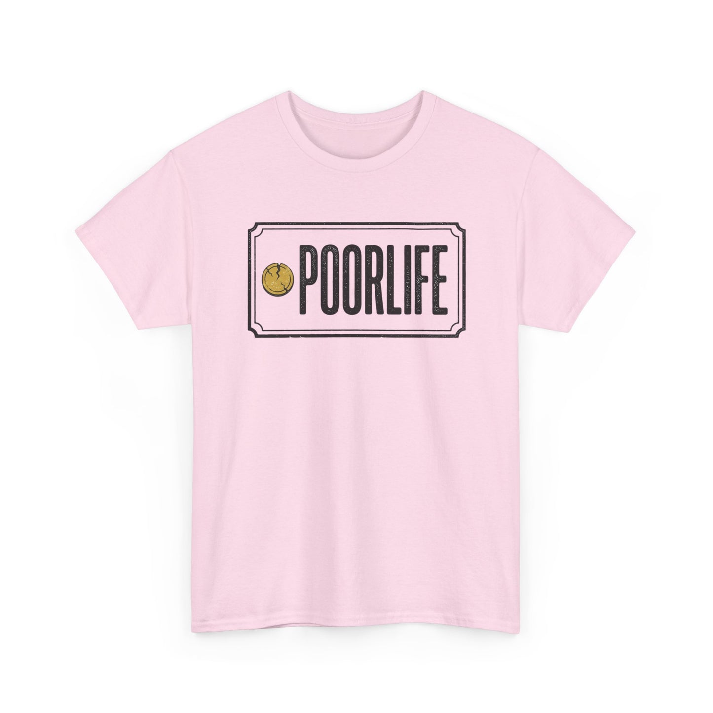 'Poor Life' Vintage Coin Graphic Tee